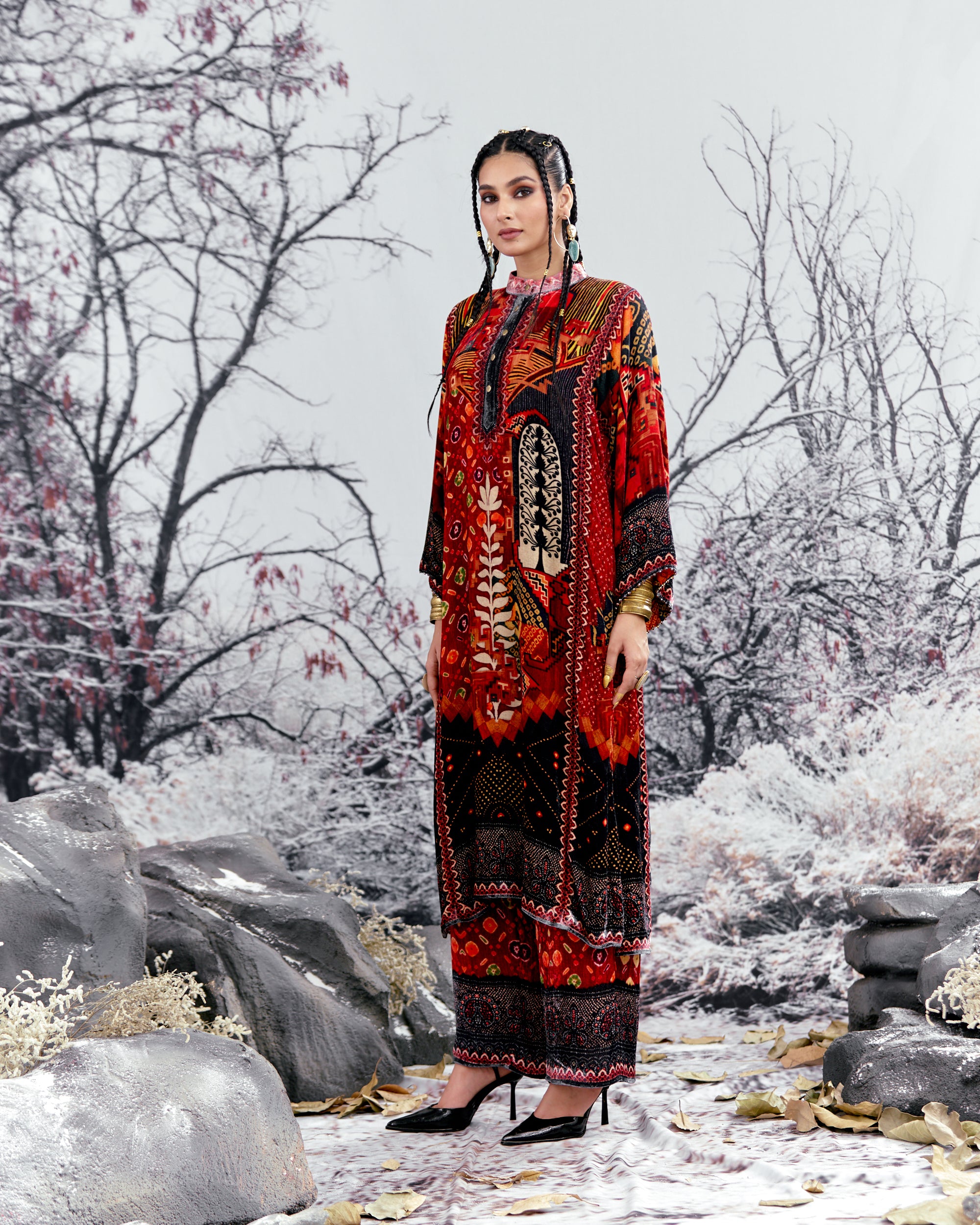 Tijori : Ghazala - Red/Rust