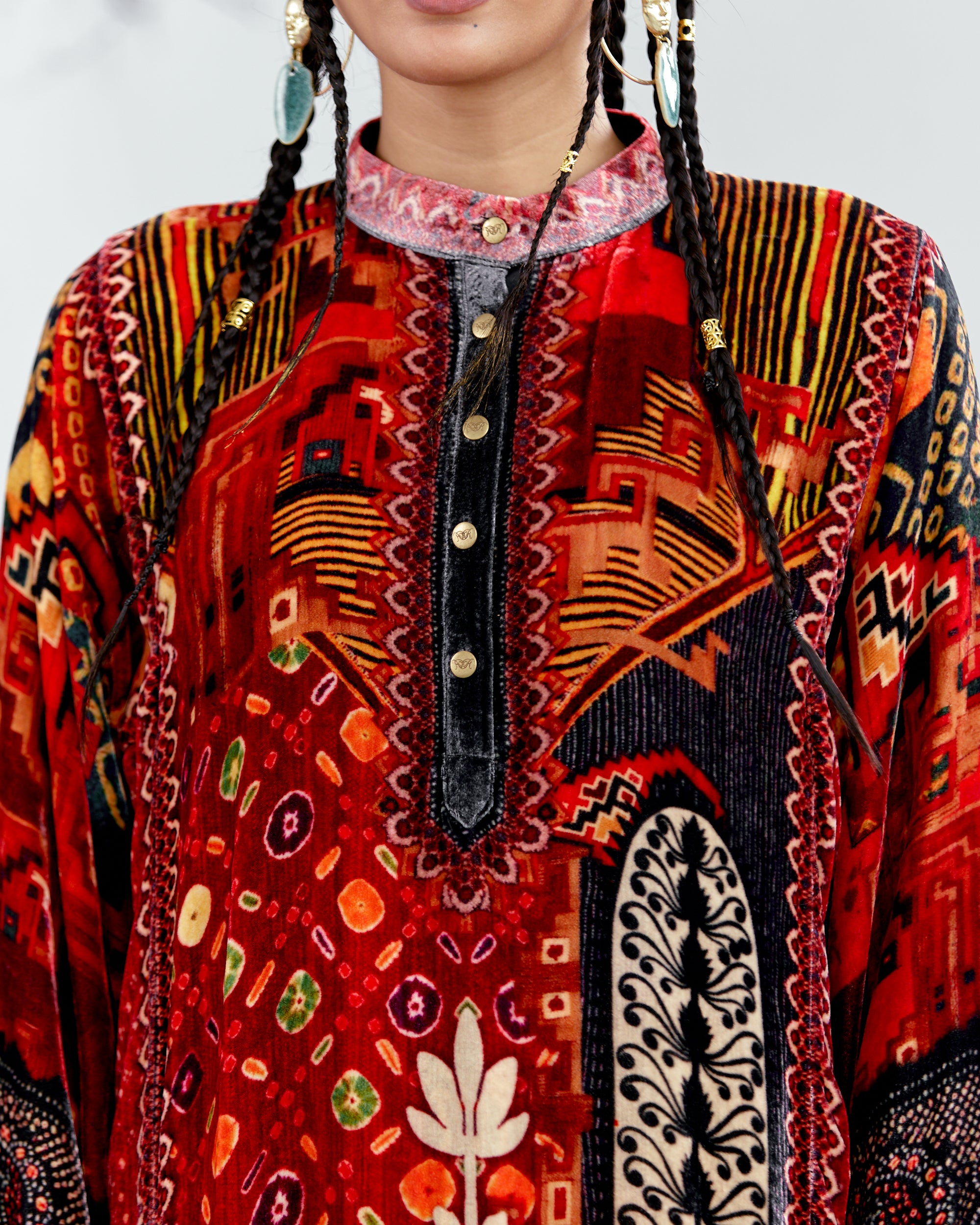 Tijori : Ghazala - Red/Rust