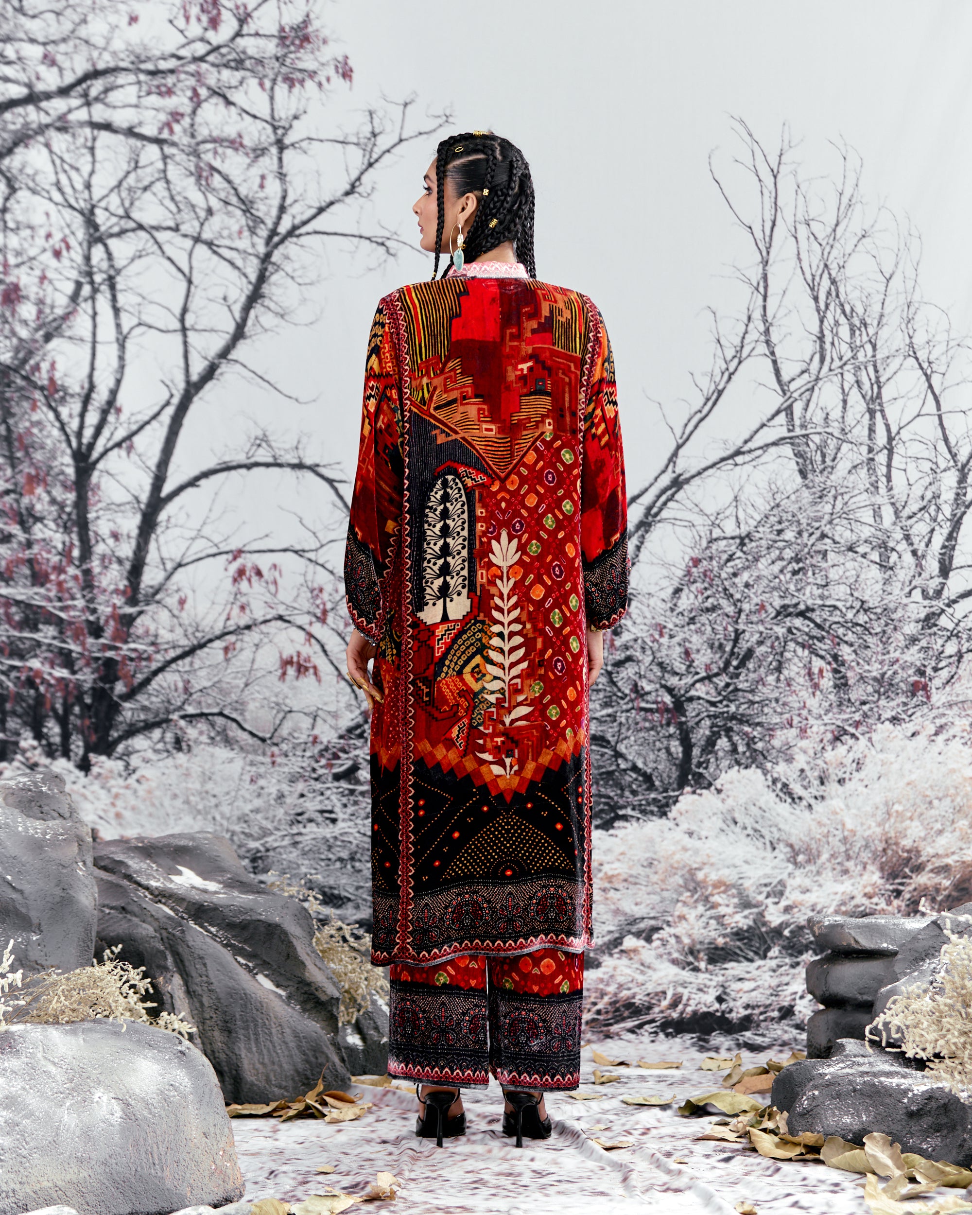 Tijori : Ghazala - Red/Rust