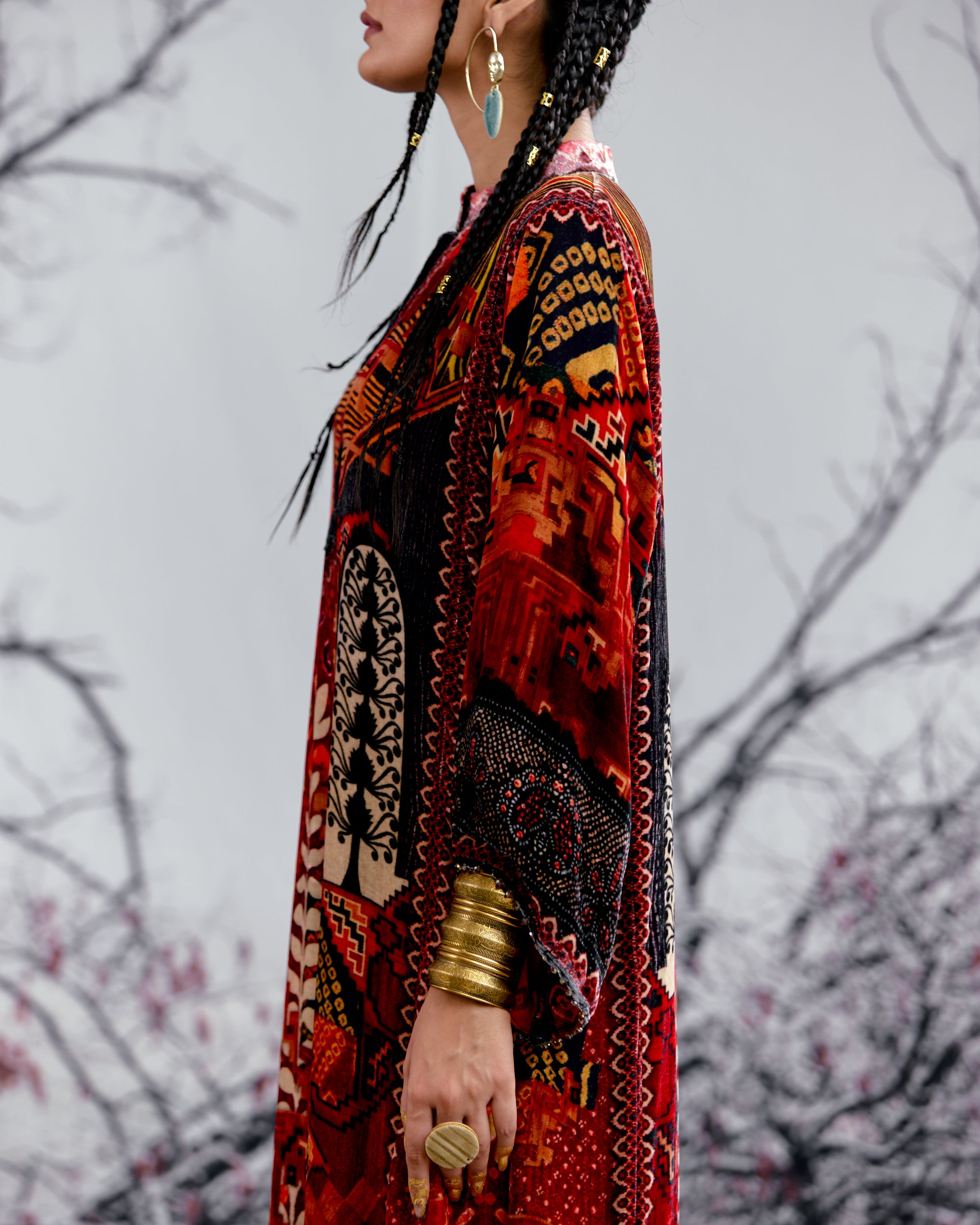 Tijori : Ghazala - Red/Rust