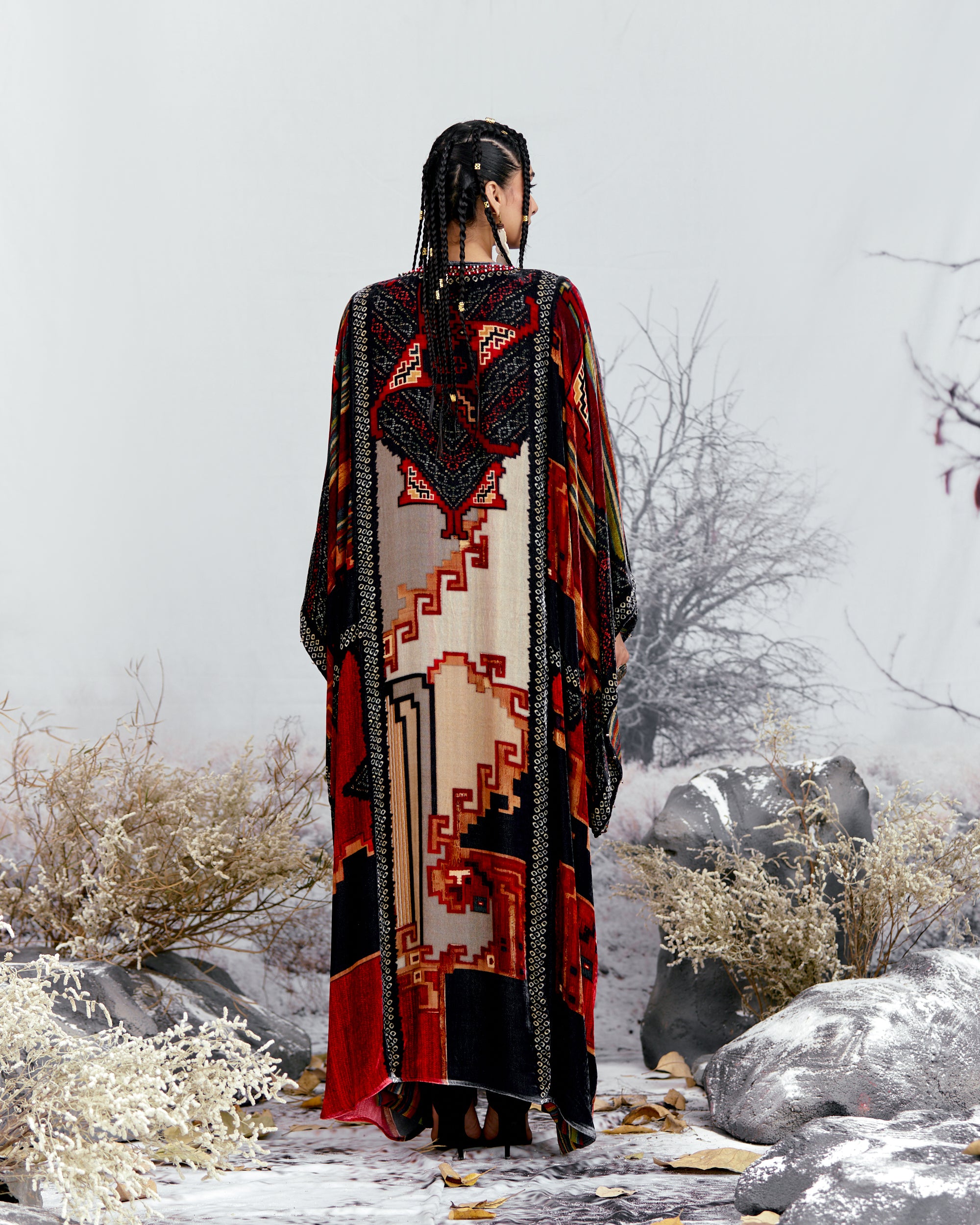 Tijori : Beatrice - Beige/Red