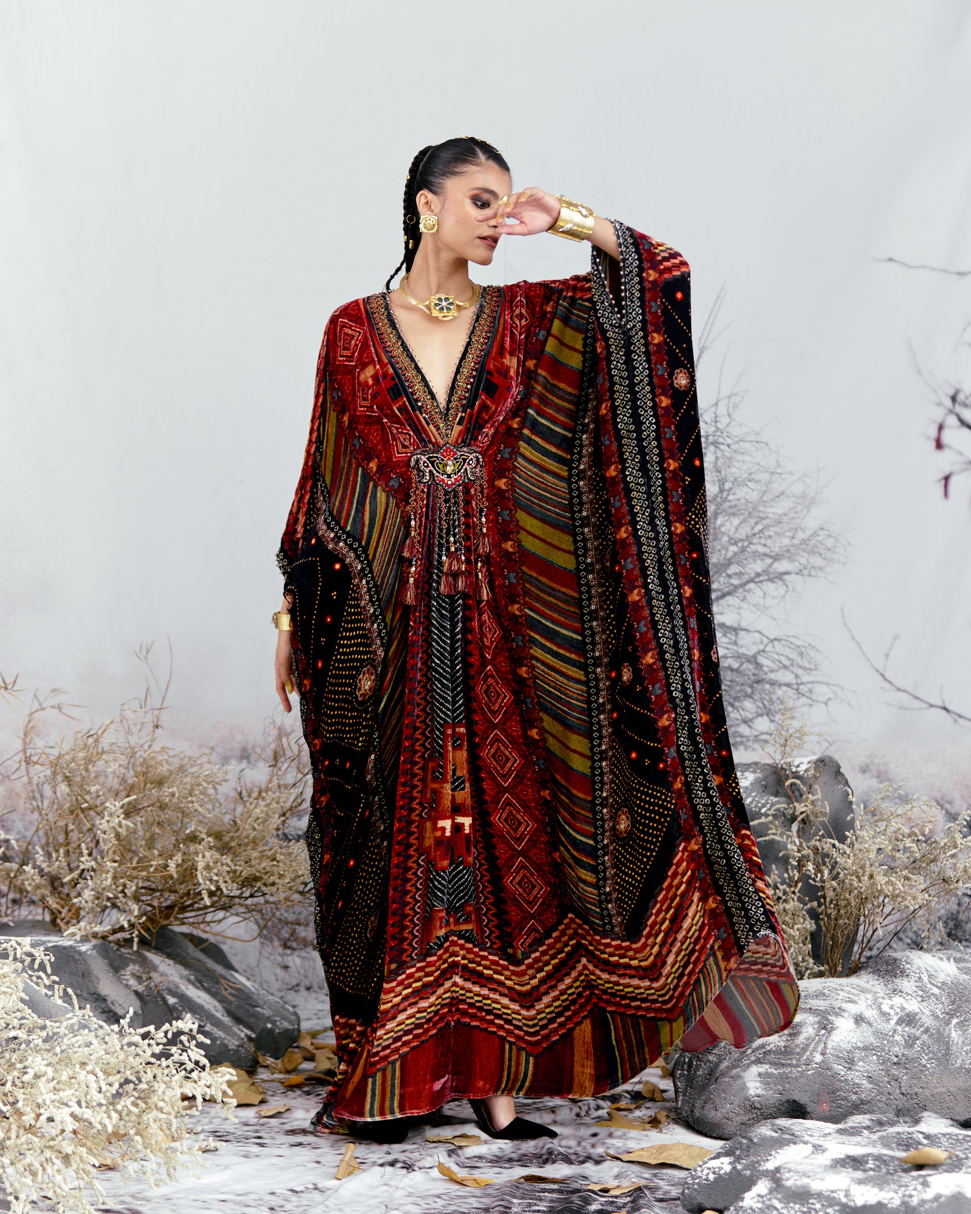 Tijori : Imama - Red/Black