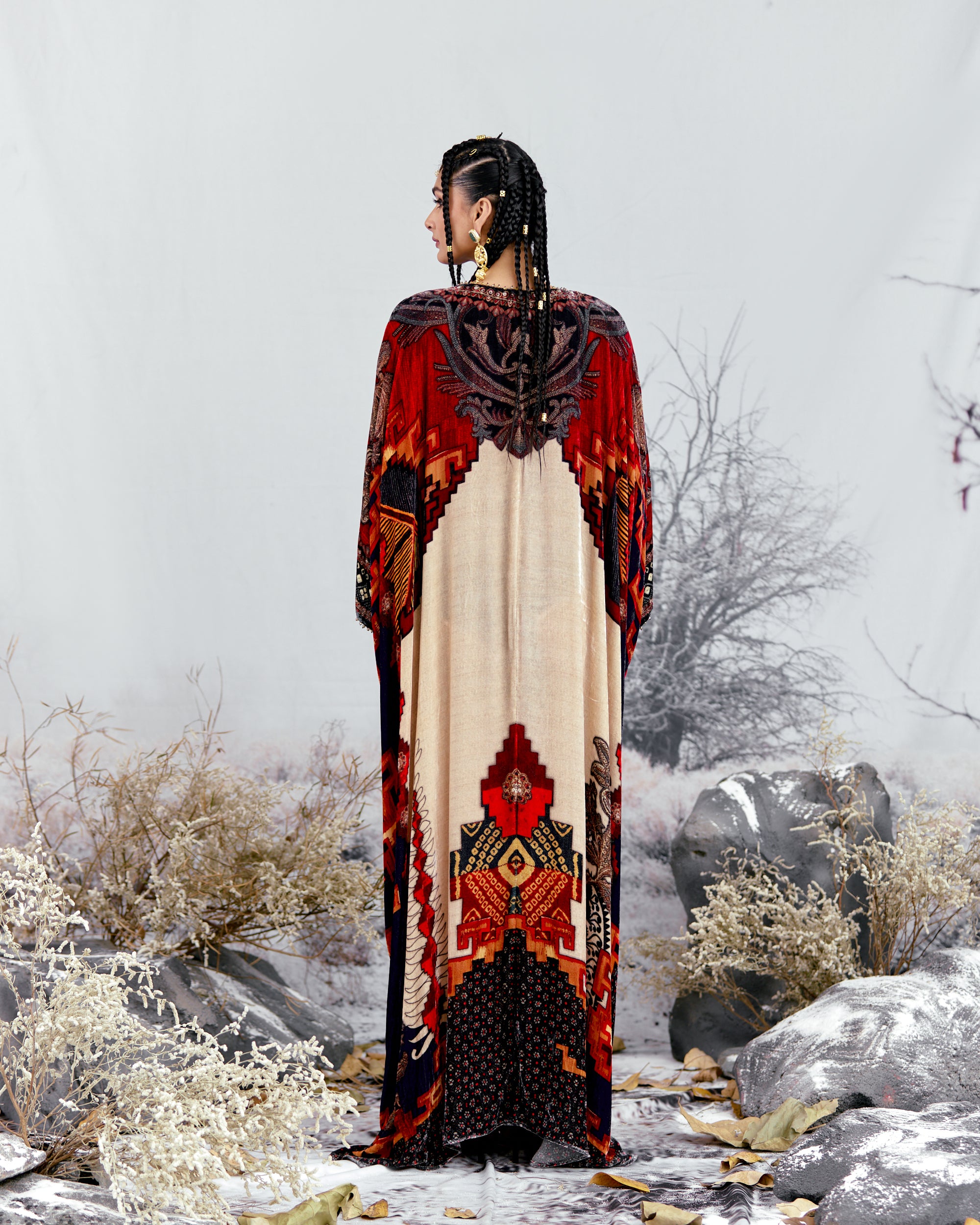 Tijori : Imama - Beige/Red