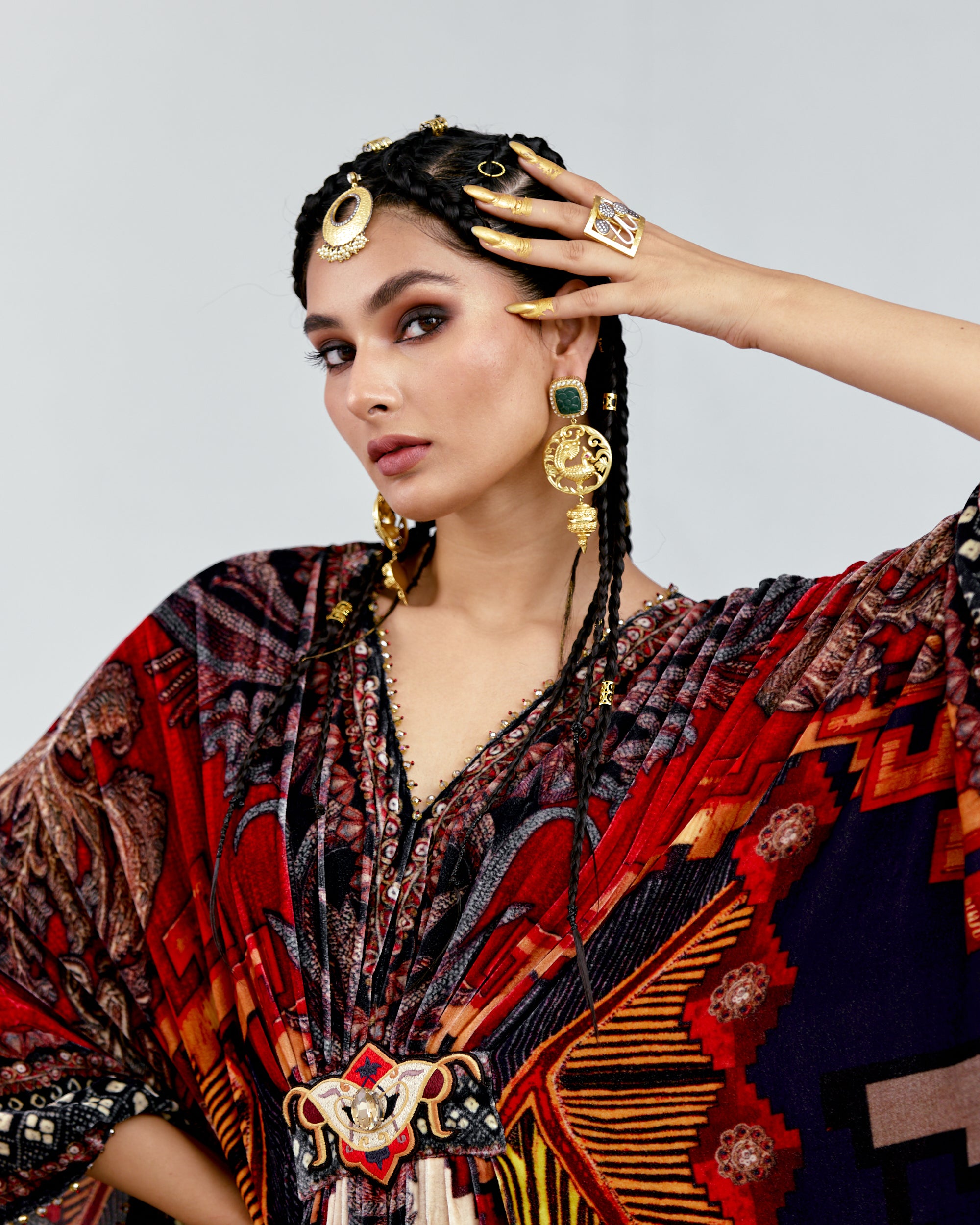 Tijori : Imama - Beige/Red