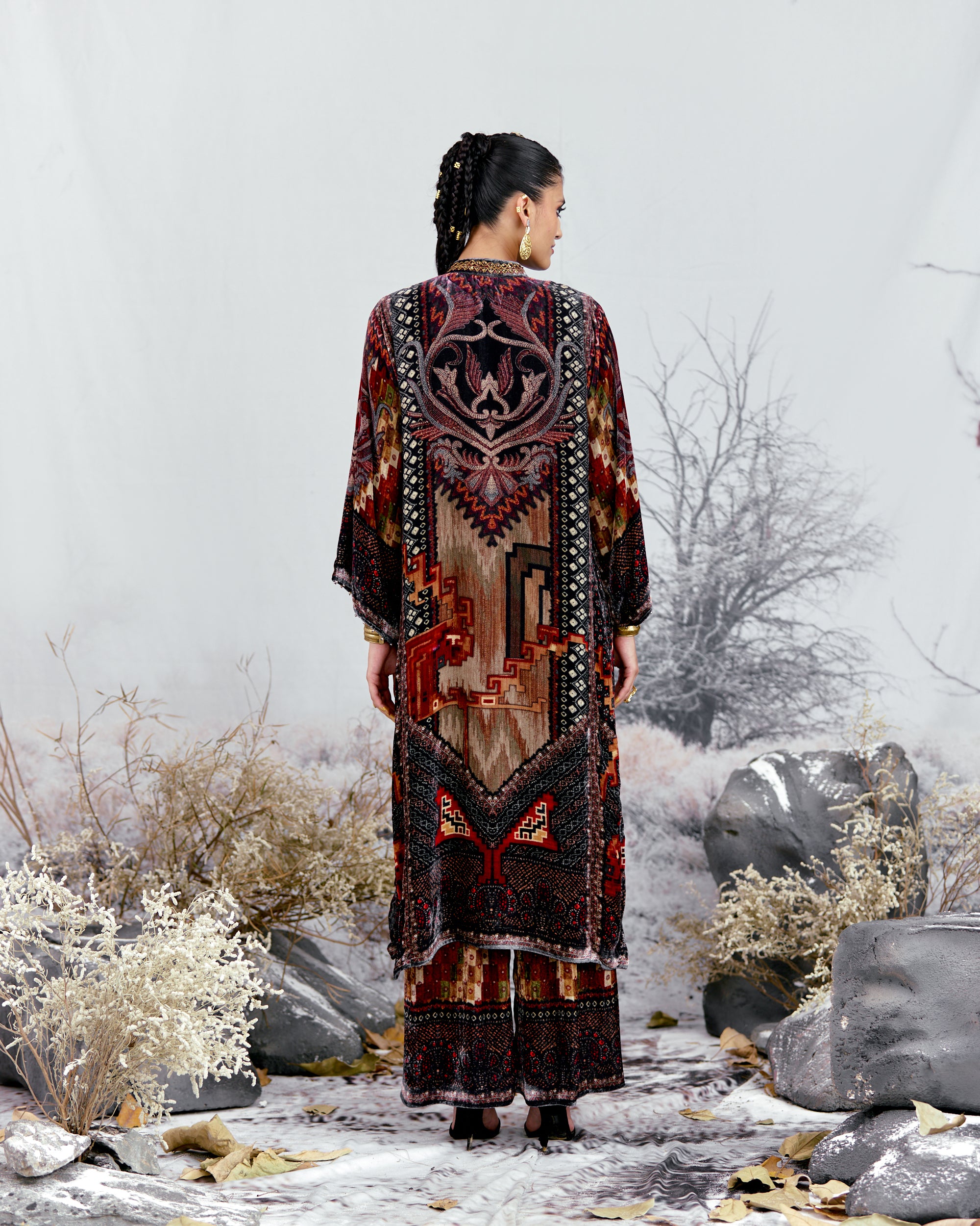 Tijori : Ghazala - Taupe/Black