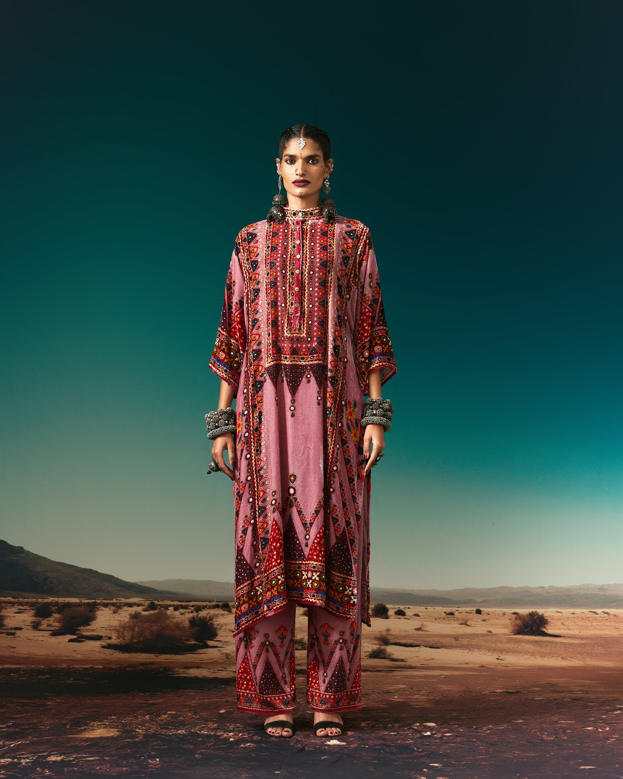 Kutch : Ghazala - Vieux Rose