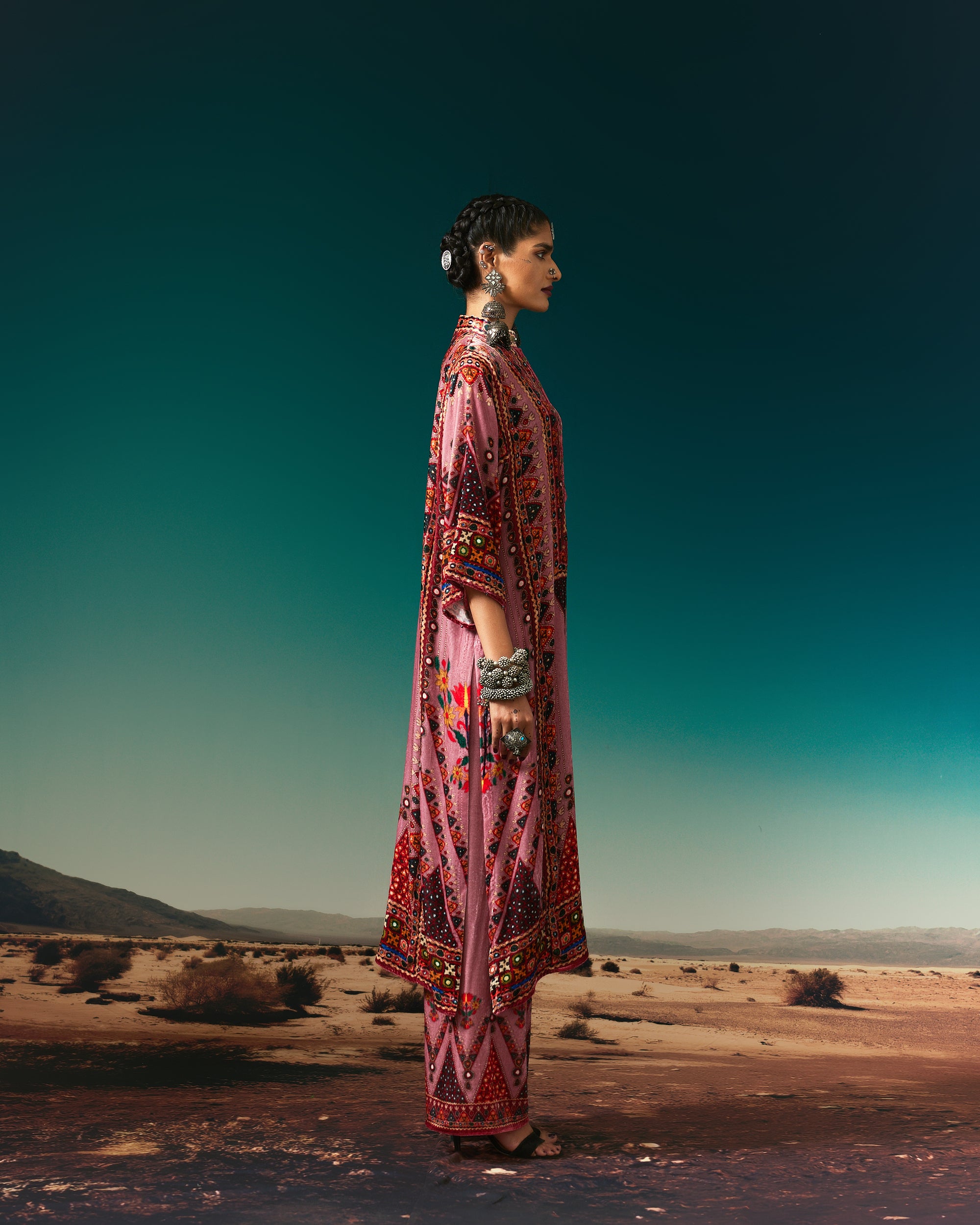 Kutch : Ghazala - Vieux Rose