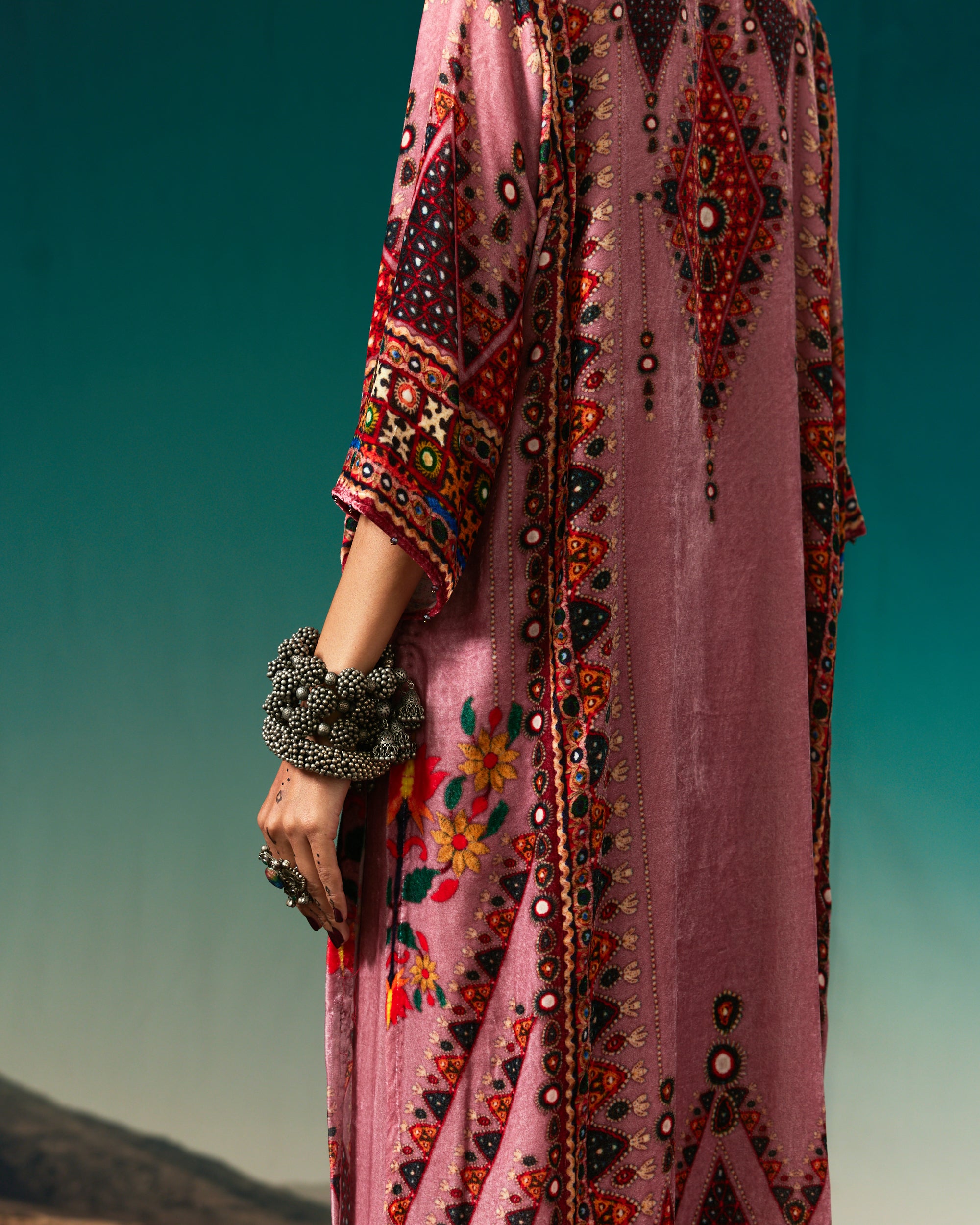 Kutch : Ghazala - Vieux Rose