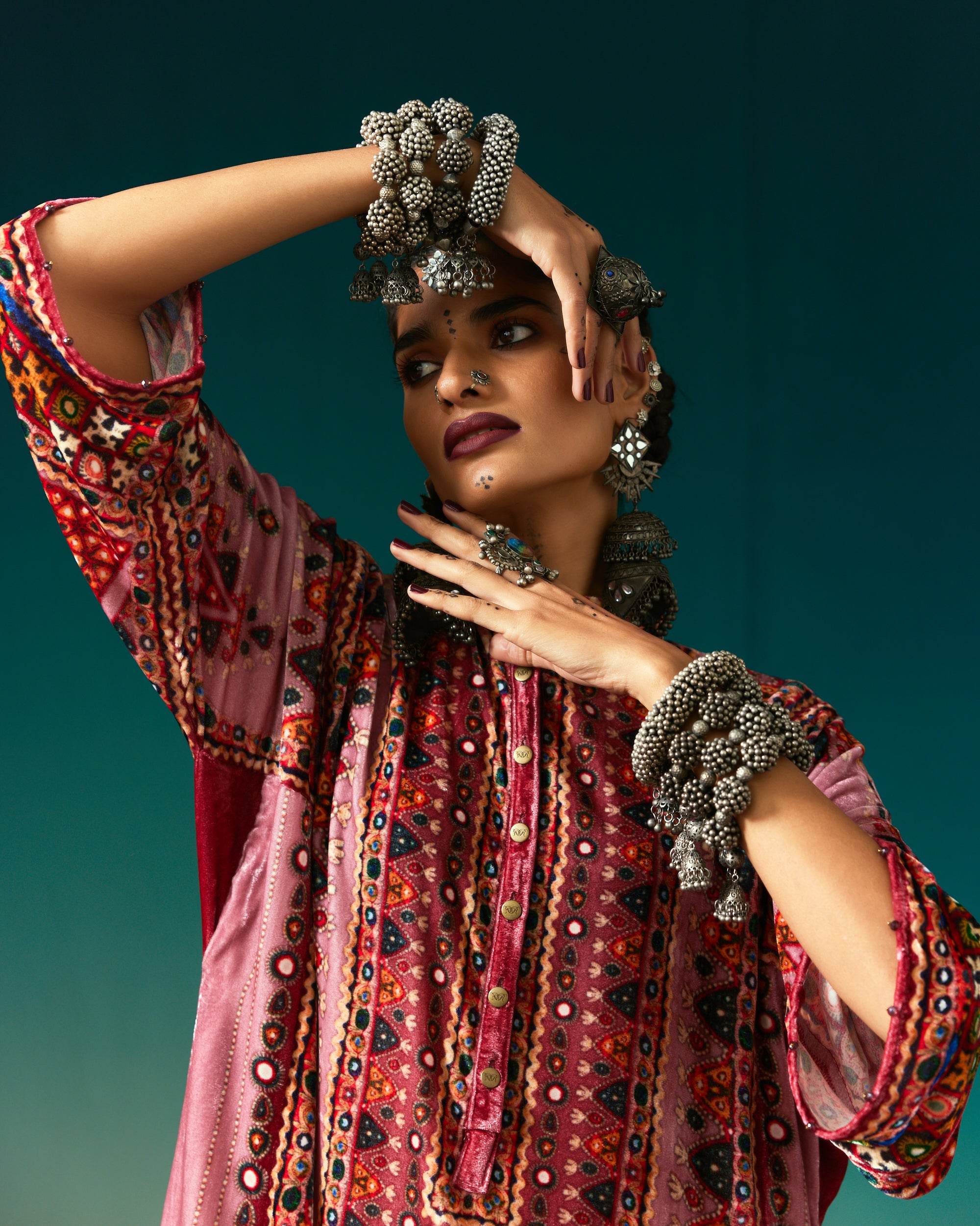 Kutch : Ghazala - Vieux Rose