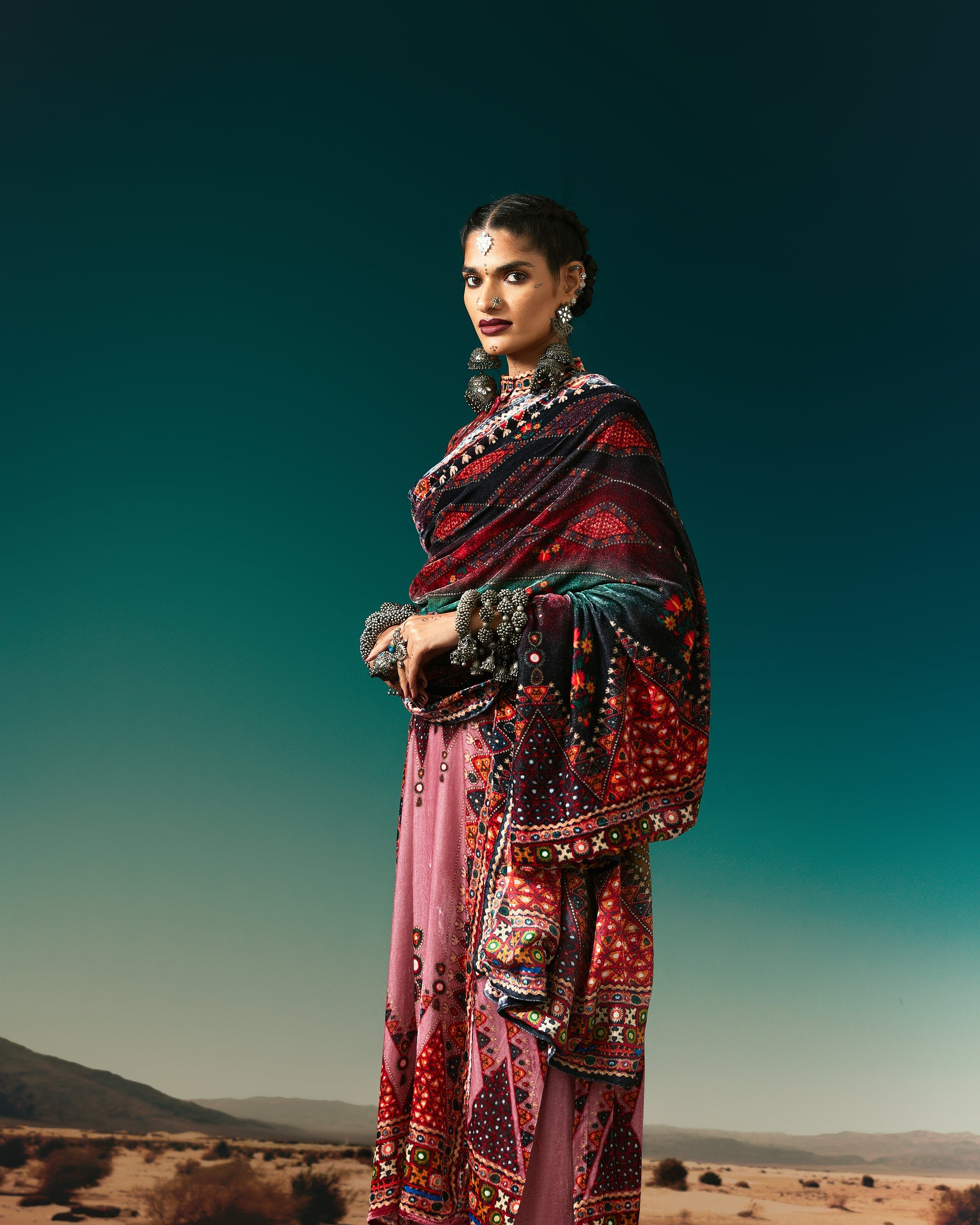 Kutch : Ghazala - Vieux Rose