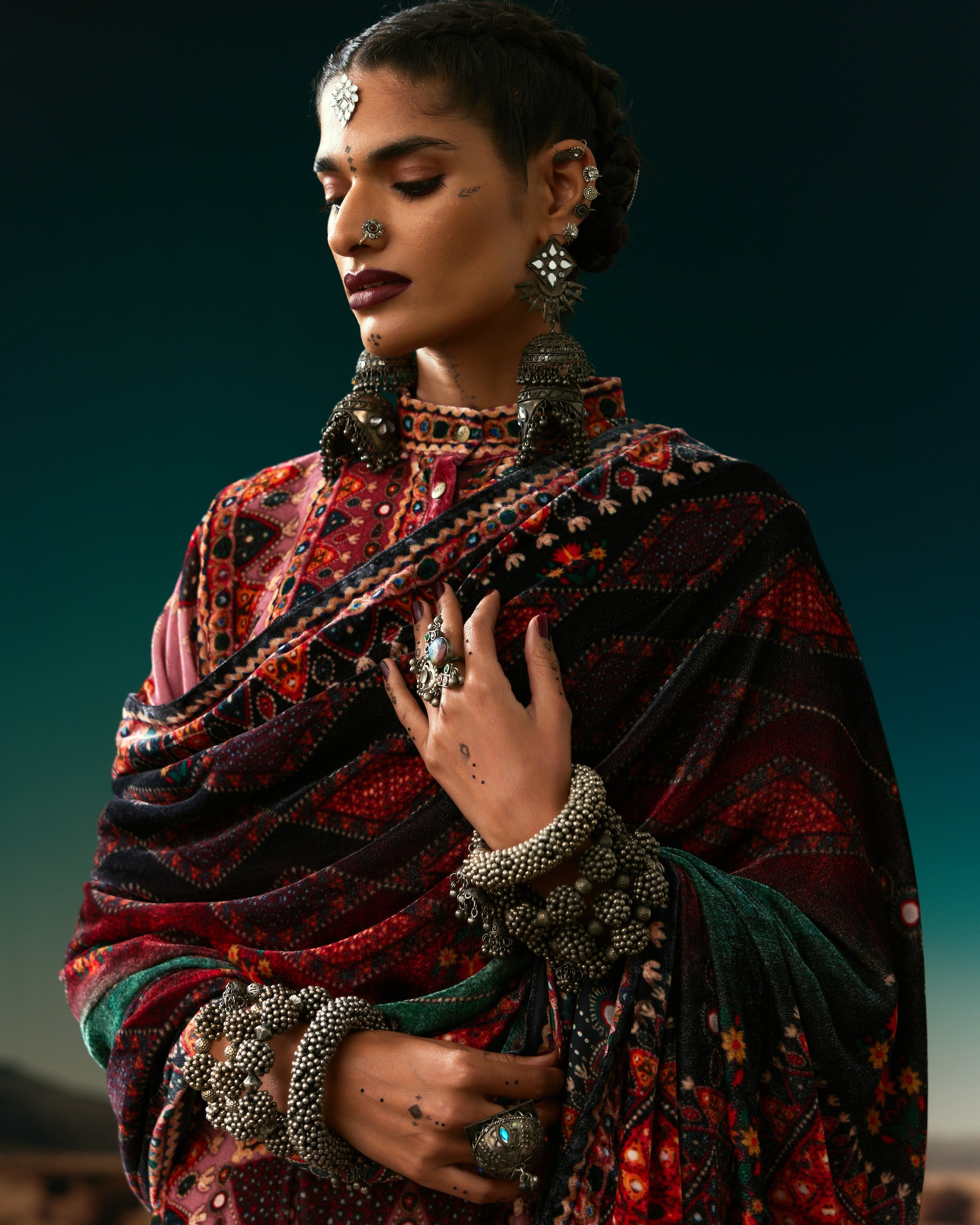 Kutch : Ghazala - Vieux Rose