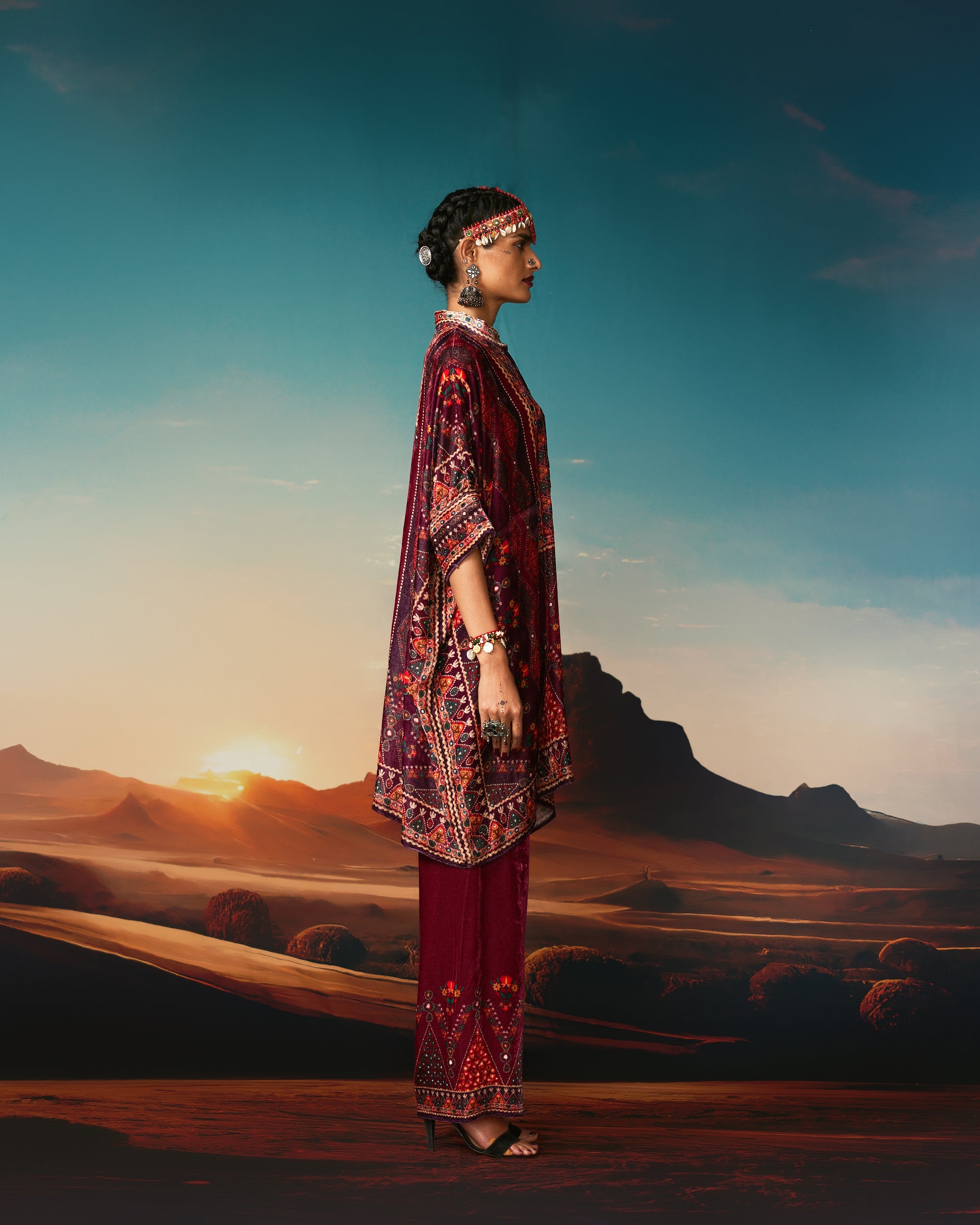 Kutch : Chanel 36" - Raspberry