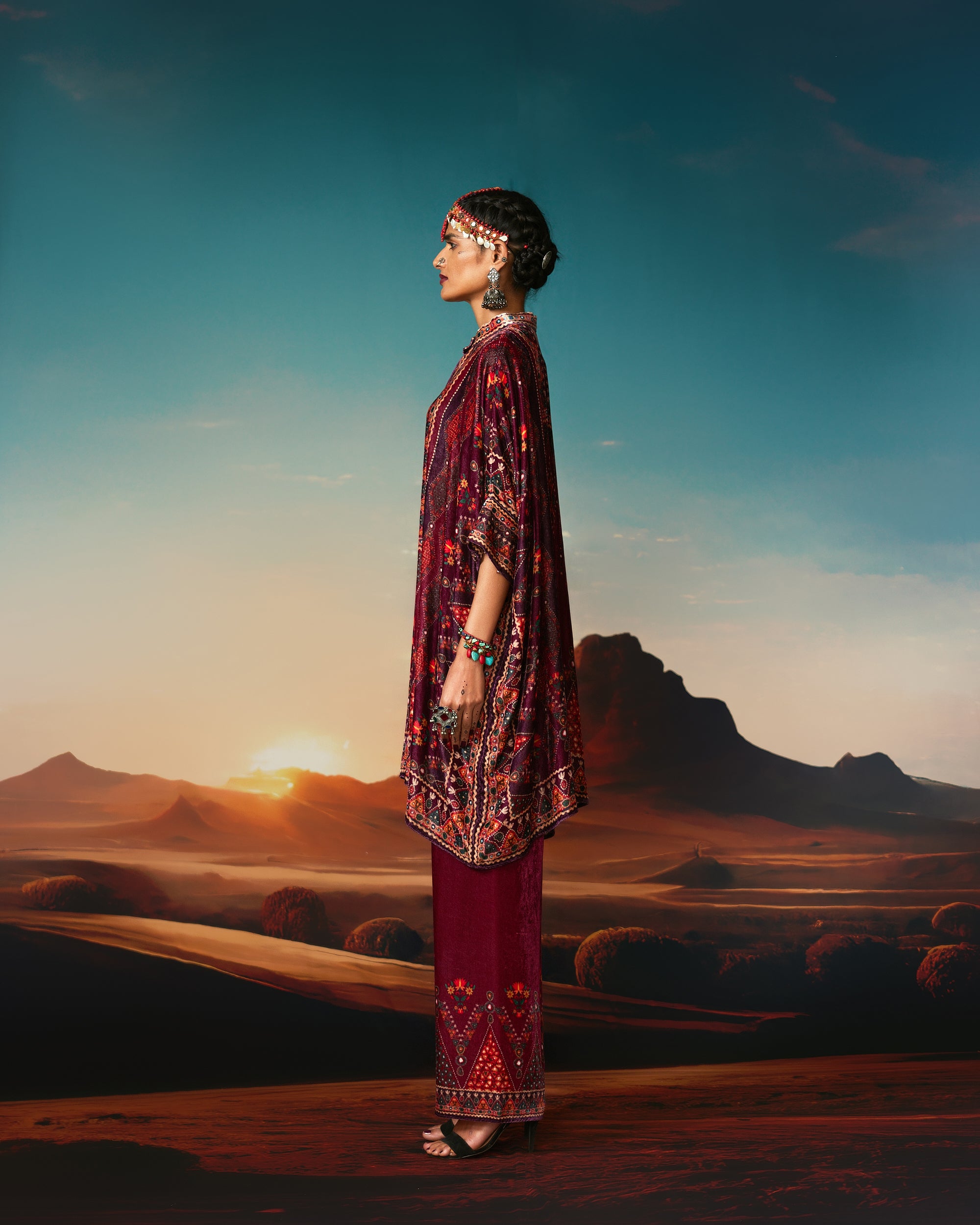 Kutch : Chanel 36" - Raspberry