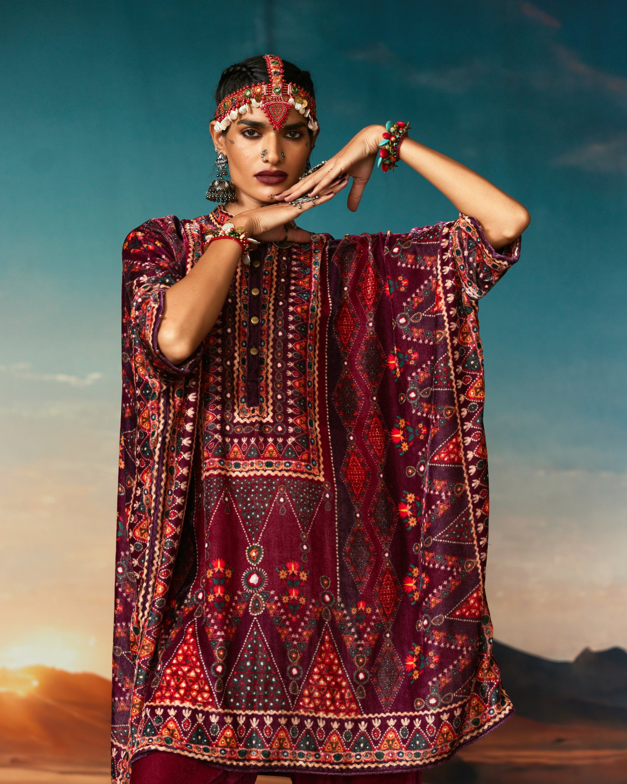 Kutch : Chanel 36" - Raspberry
