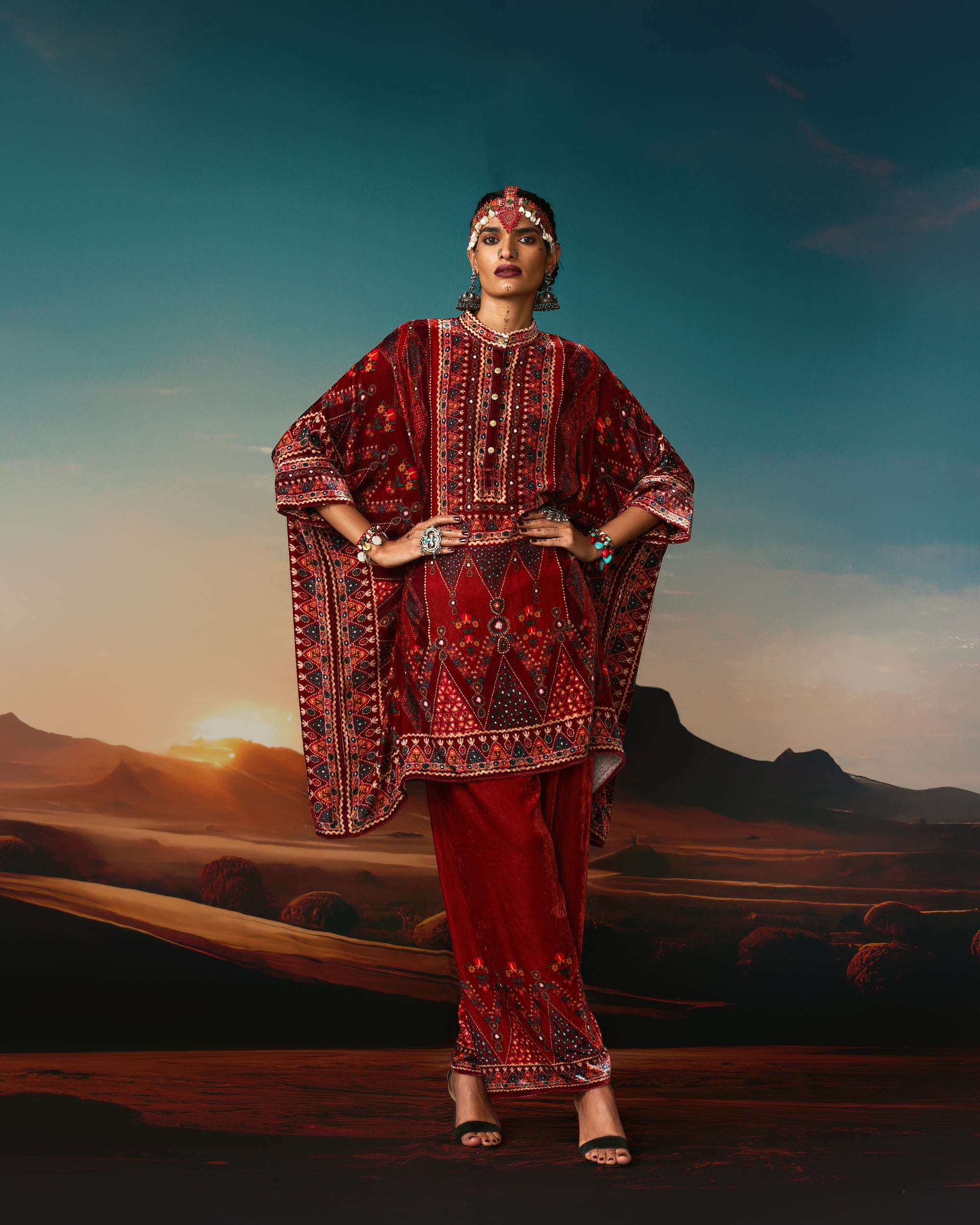 Kutch : Chanel 36" - Rust