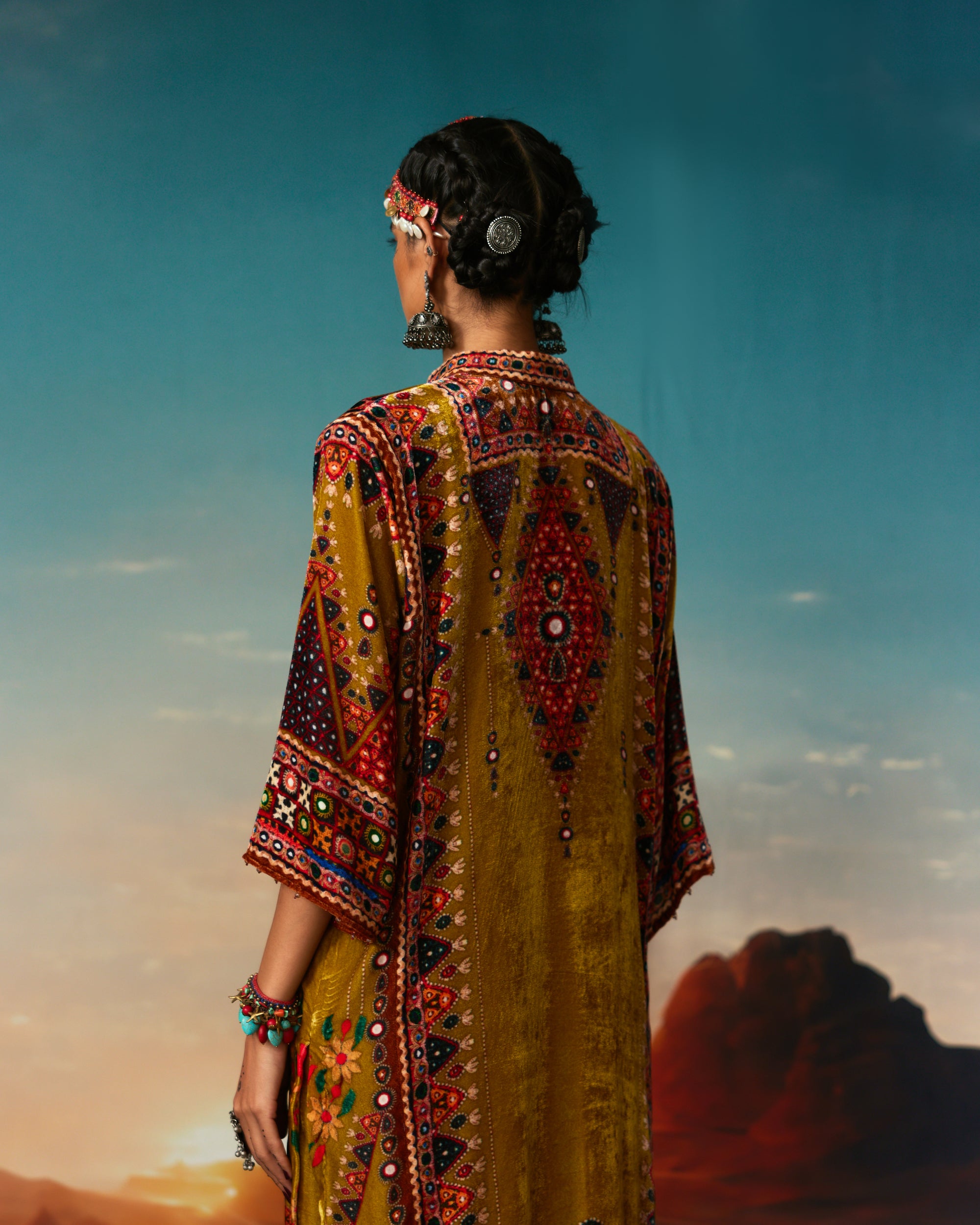 Kutch : Ghazala - Anise Green