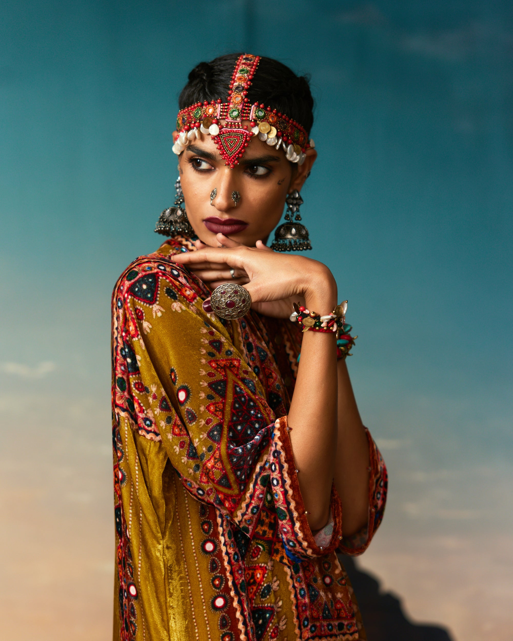 Kutch : Ghazala - Anise Green