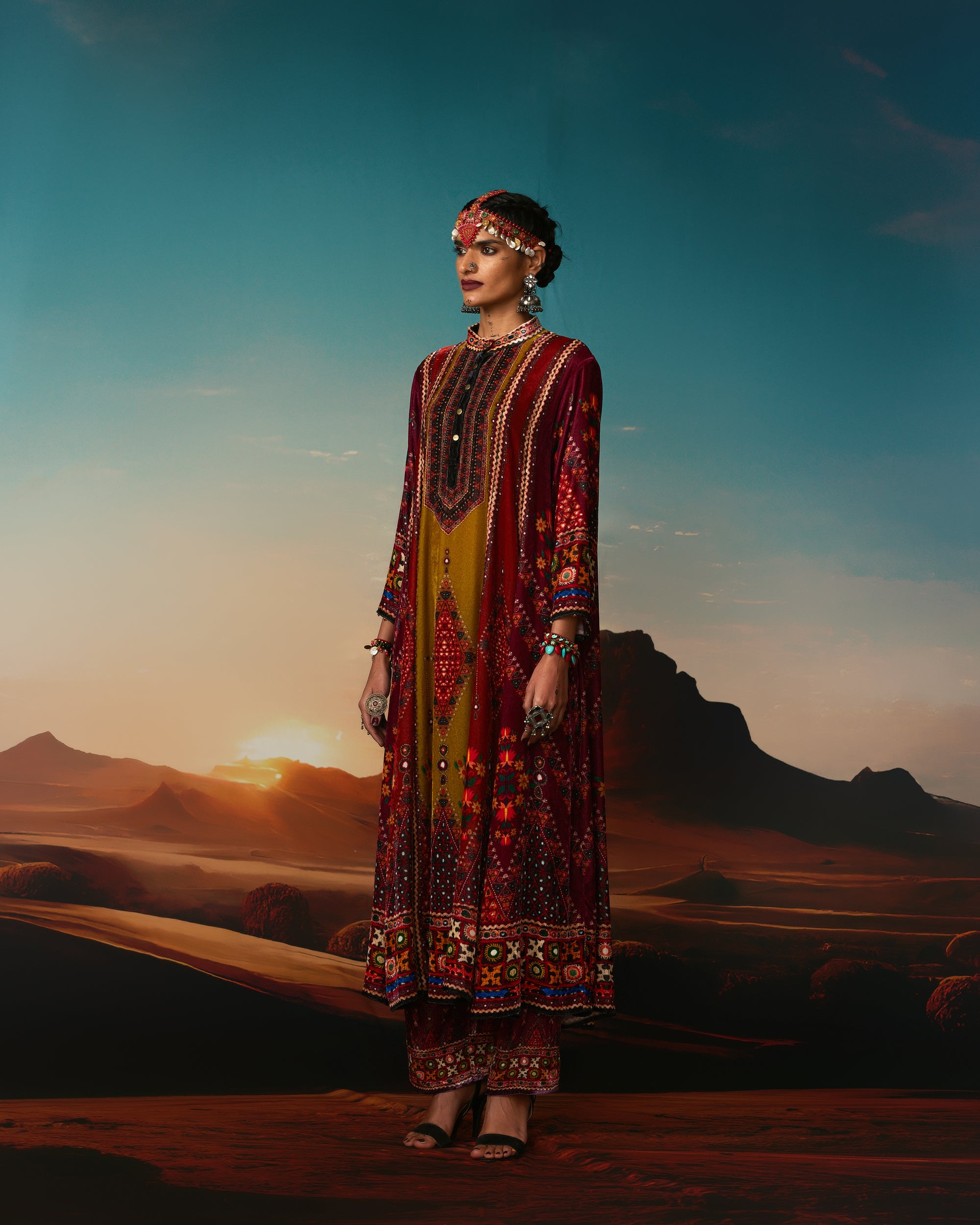 Kutch : Ada - Anise/Rust/Raspberry