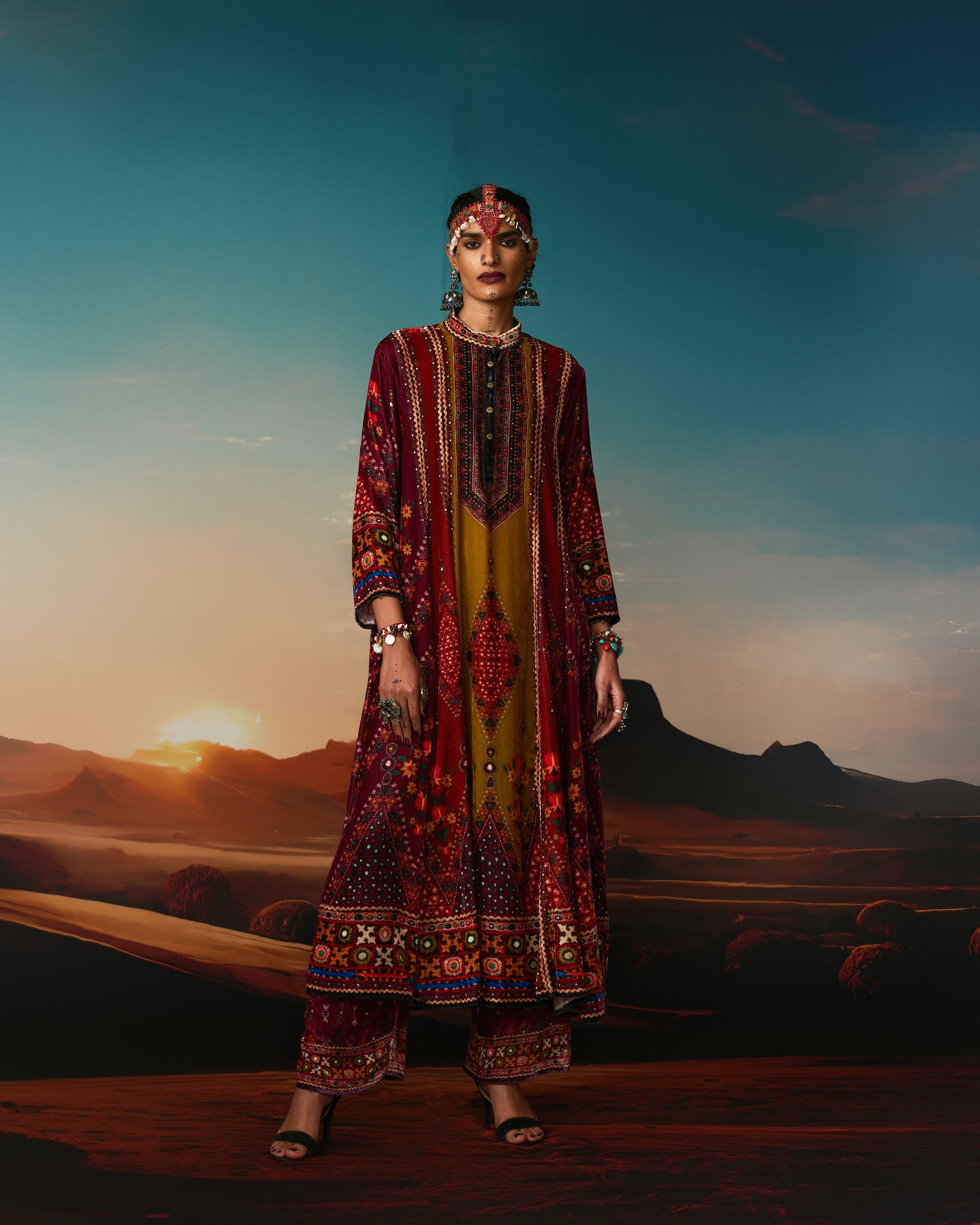 Kutch : Ada - Anise/Rust/Raspberry