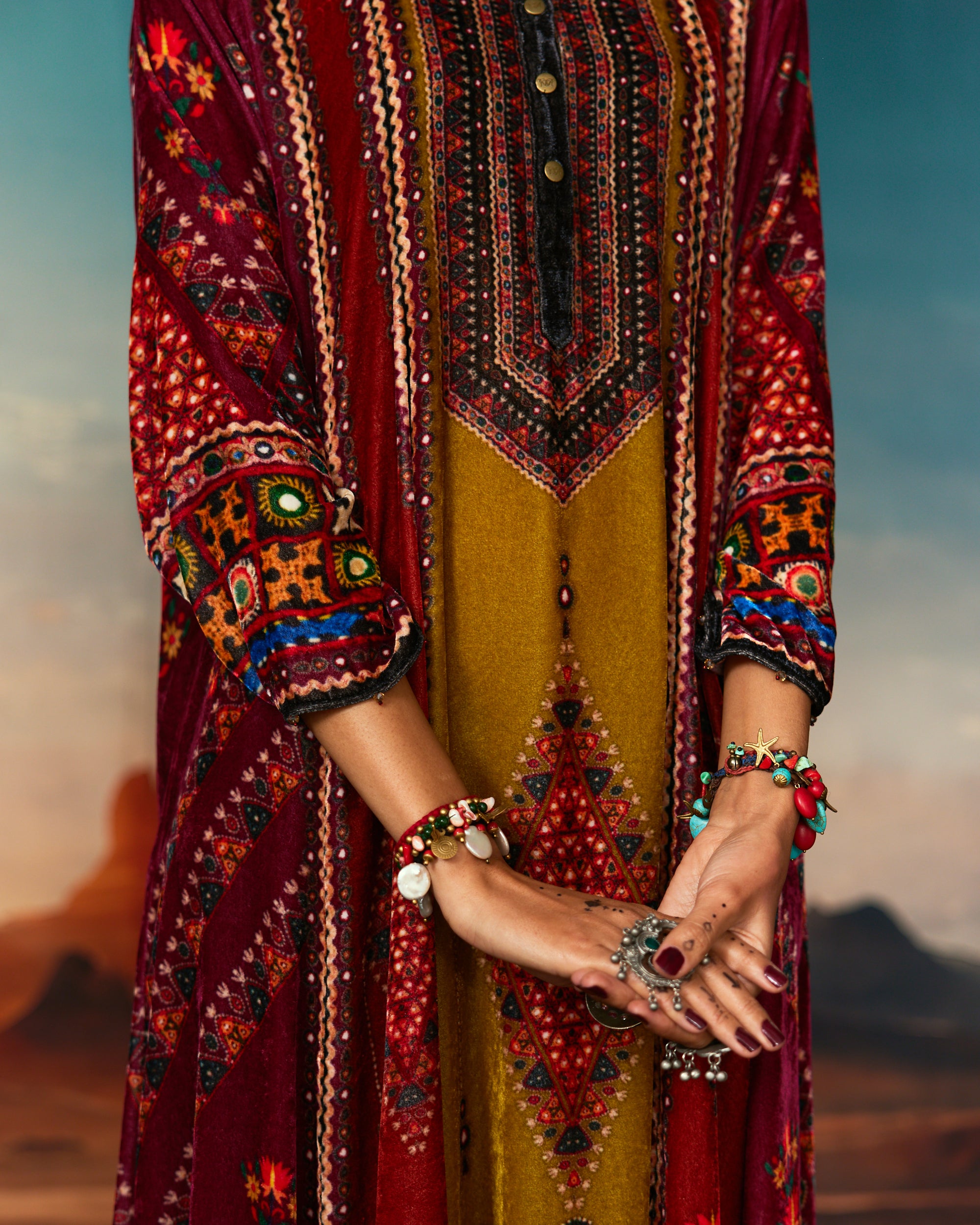 Kutch : Ada - Anise/Rust/Raspberry