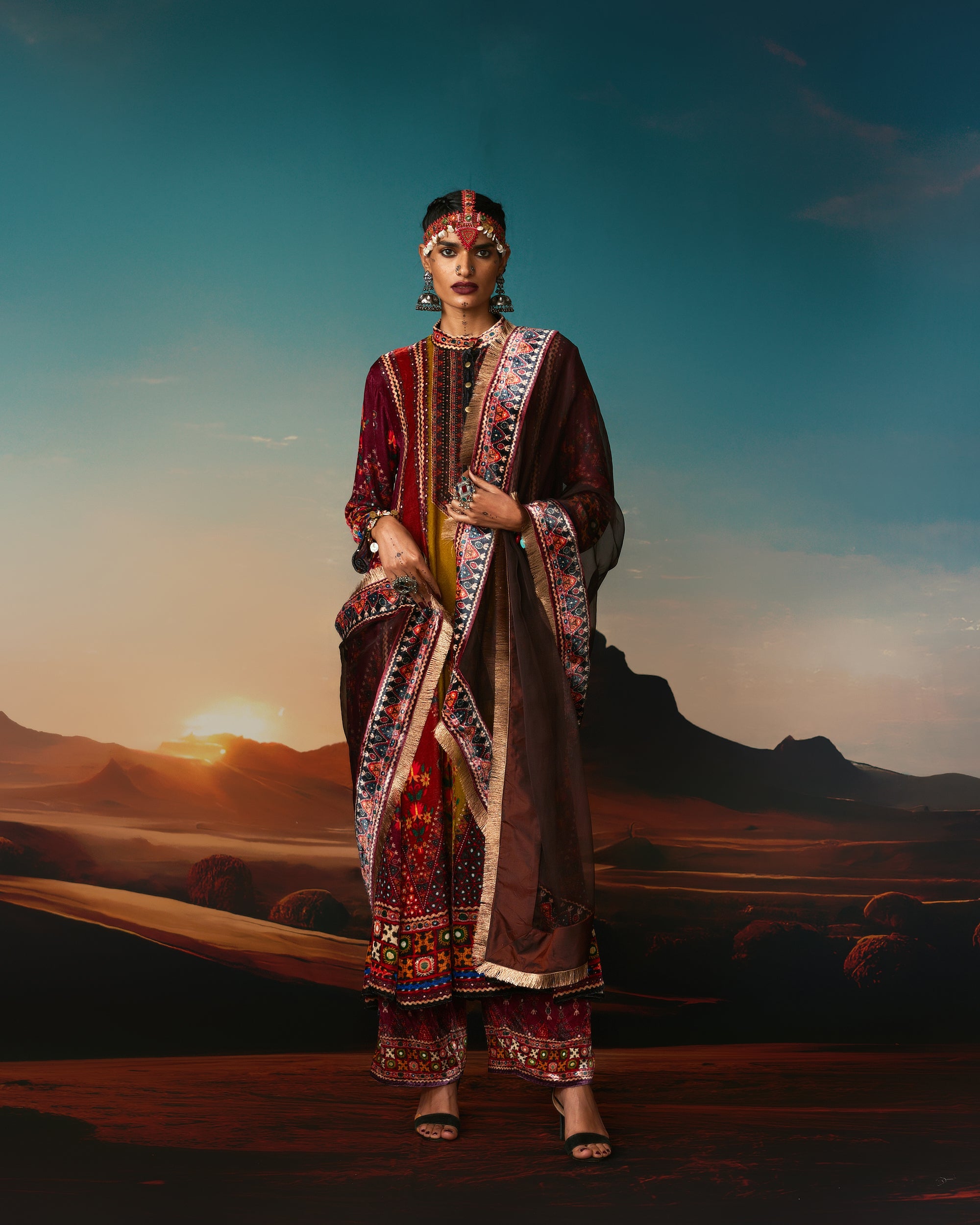 Kutch : Ada - Anise/Rust/Raspberry