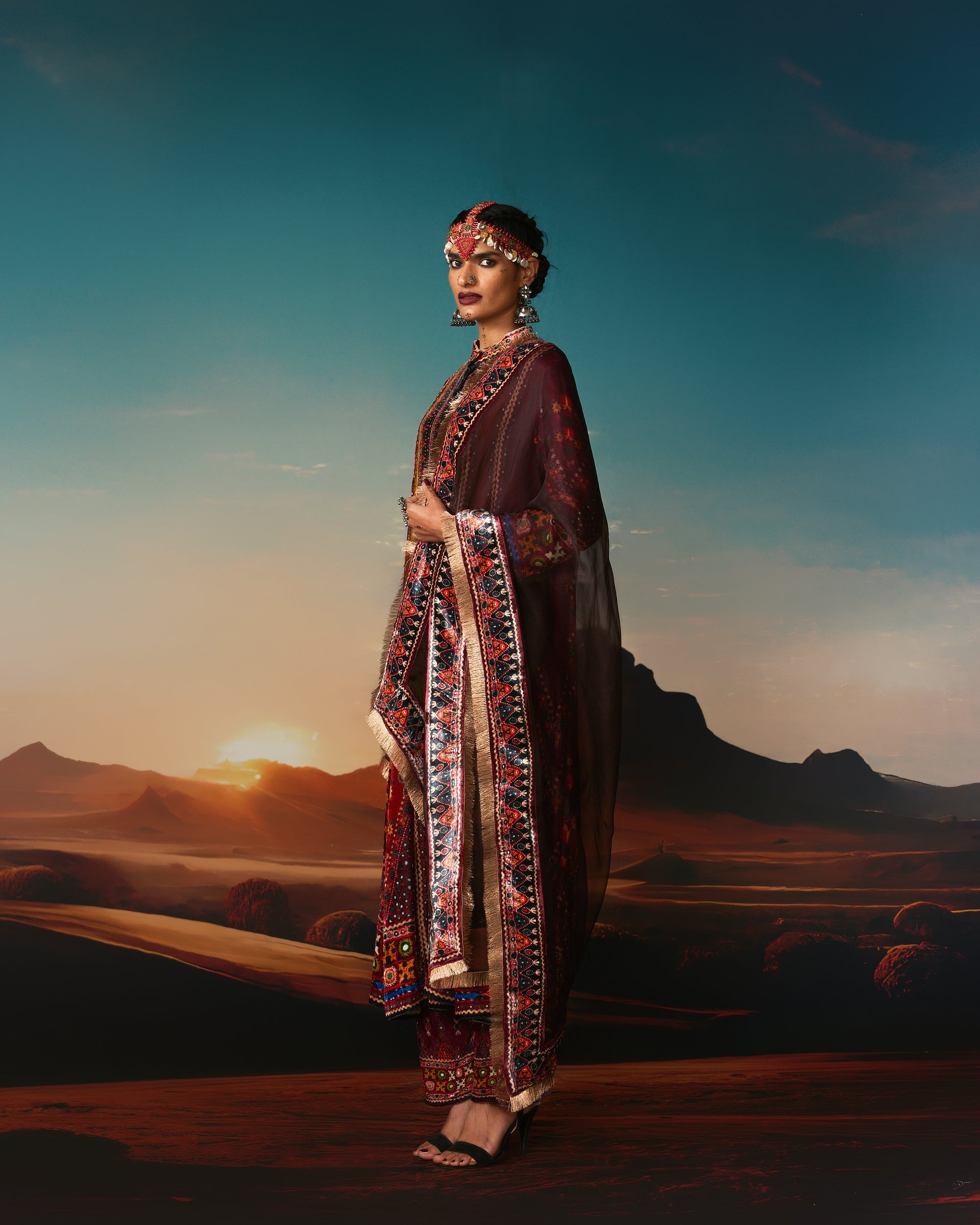 Kutch : Ada - Anise/Rust/Raspberry
