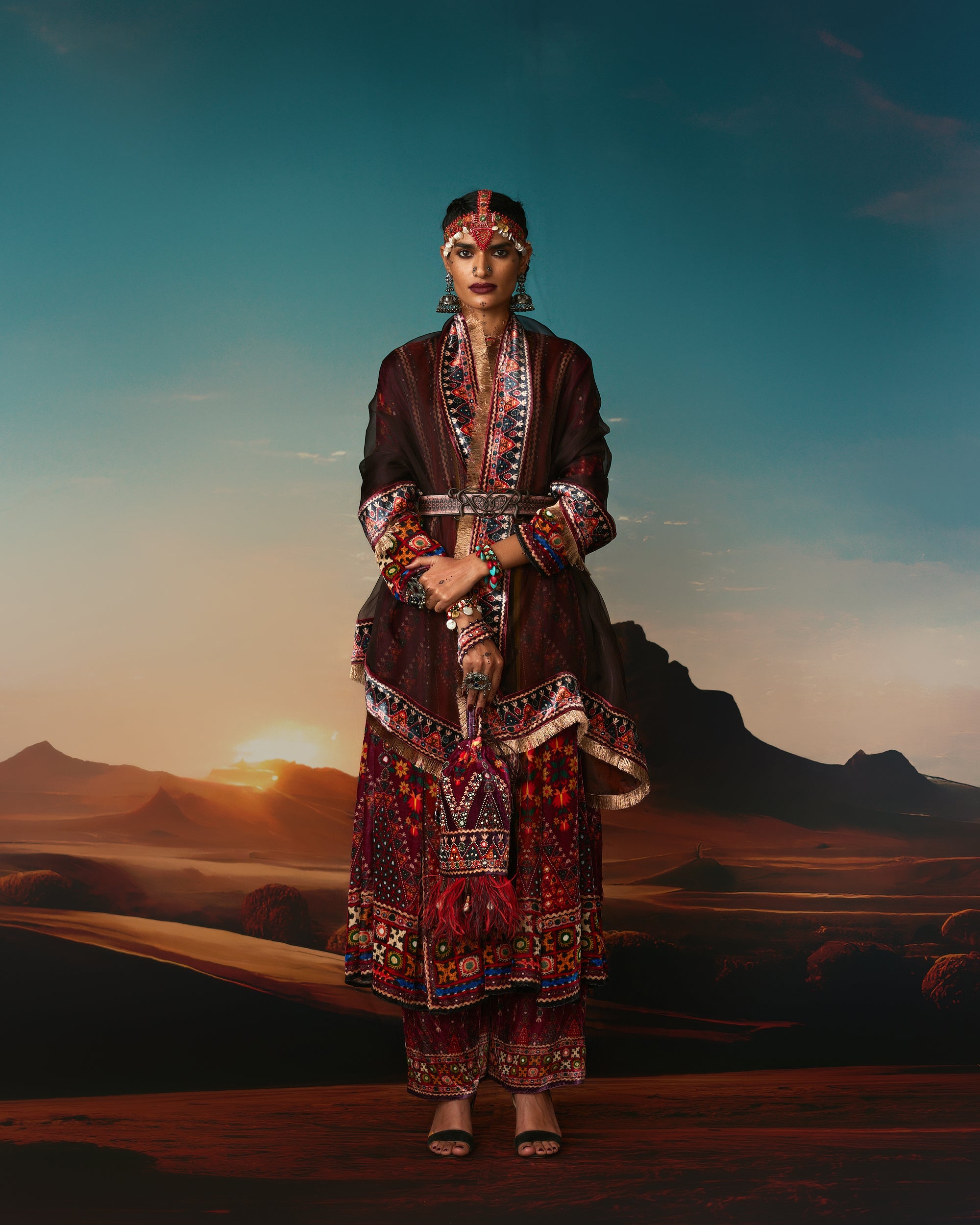 Kutch : Ada - Anise/Rust/Raspberry