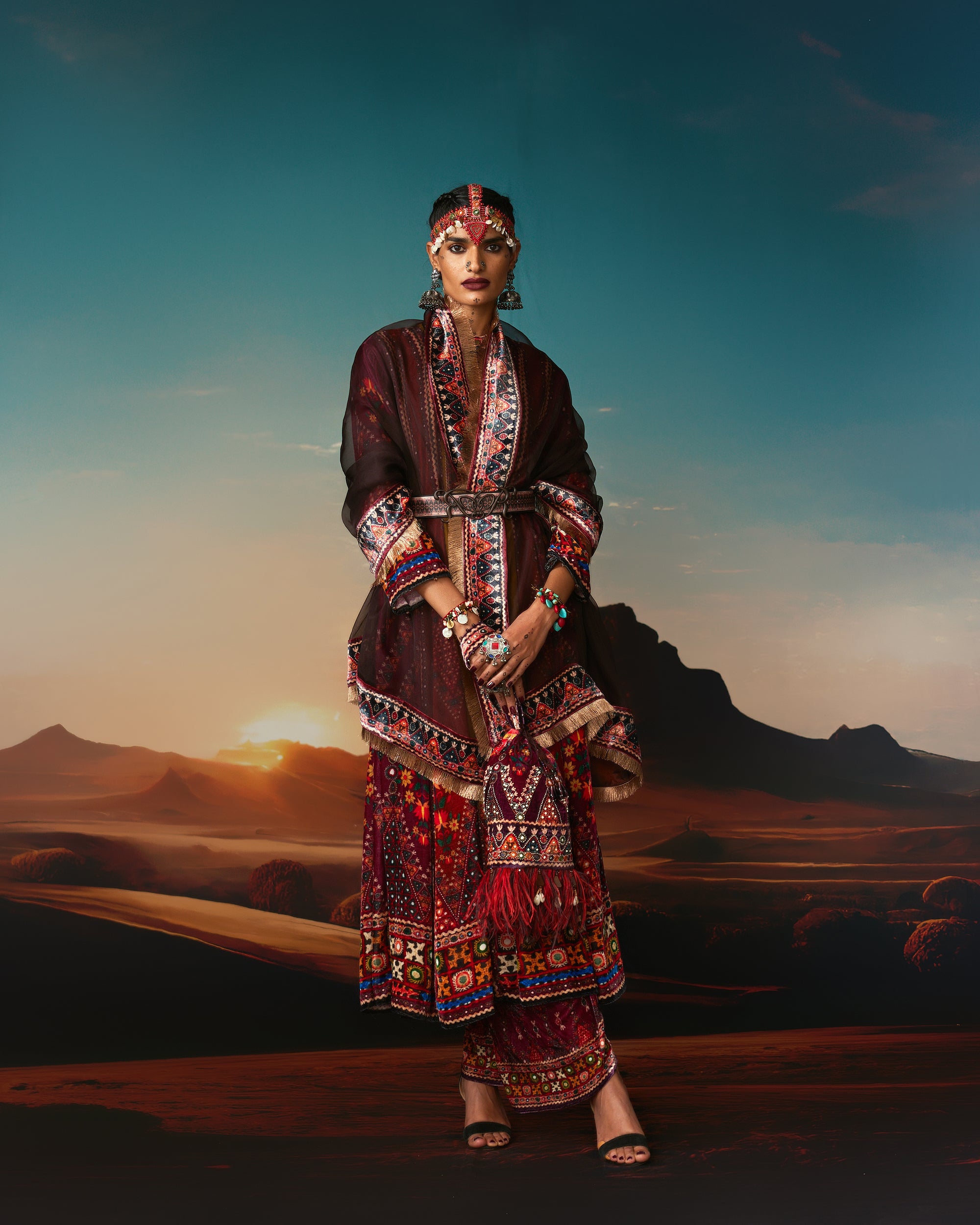 Kutch : Ada - Anise/Rust/Raspberry