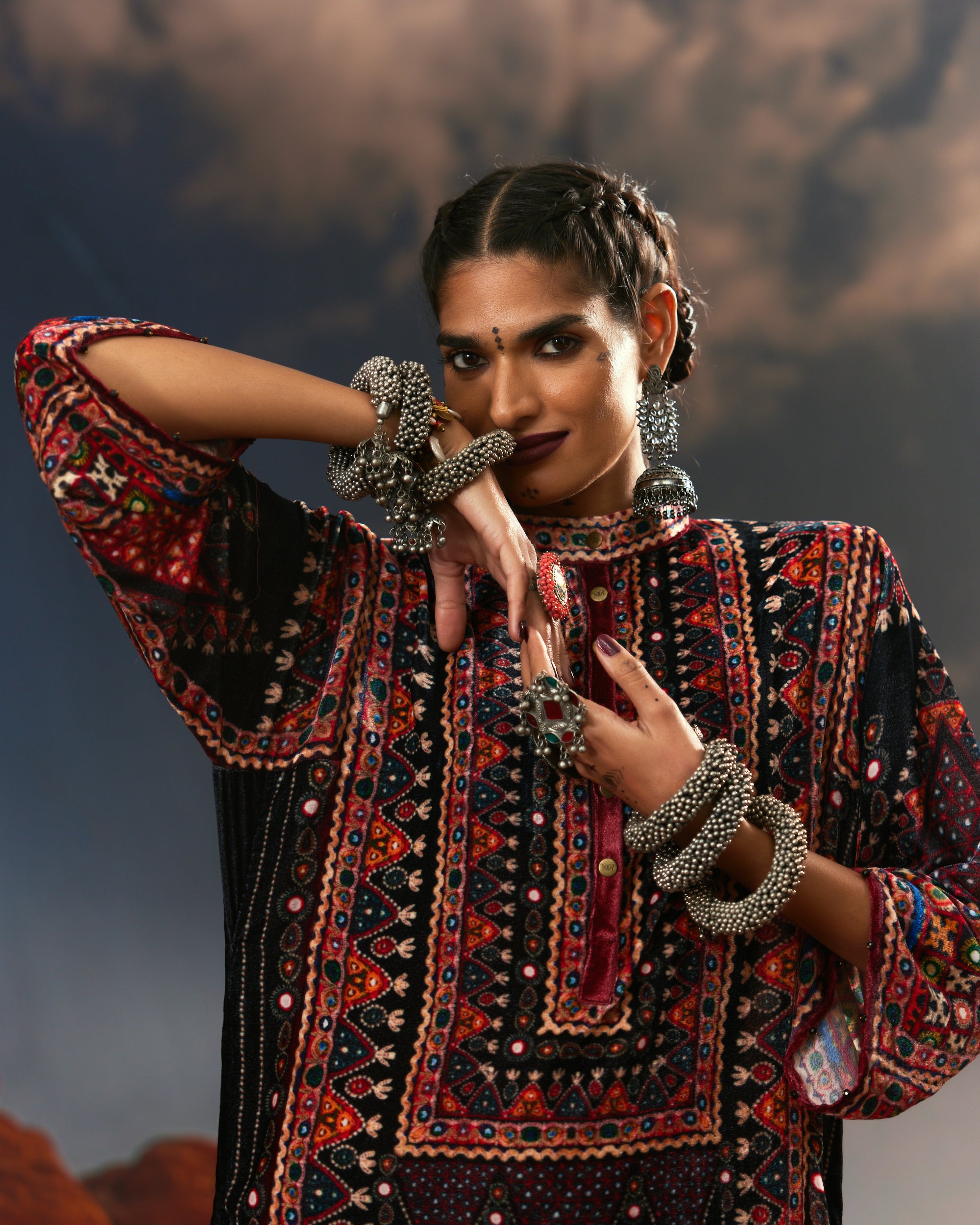 Kutch : Ghazala - Black