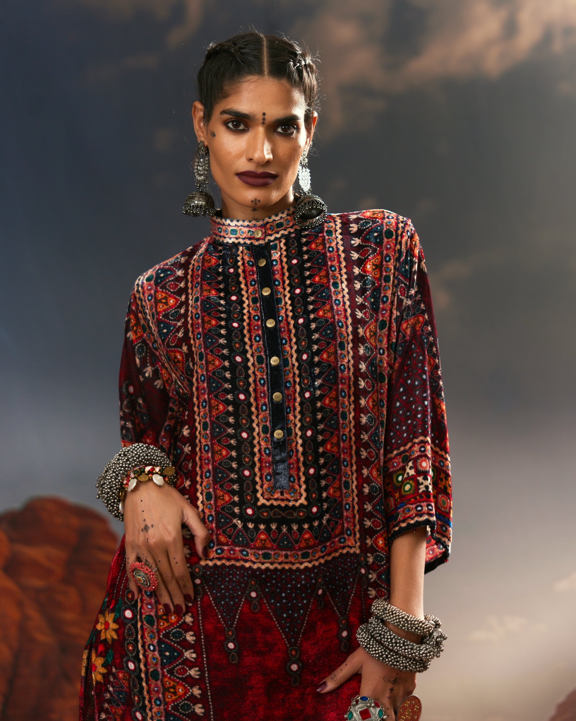 Kutch : Ghazala - Red