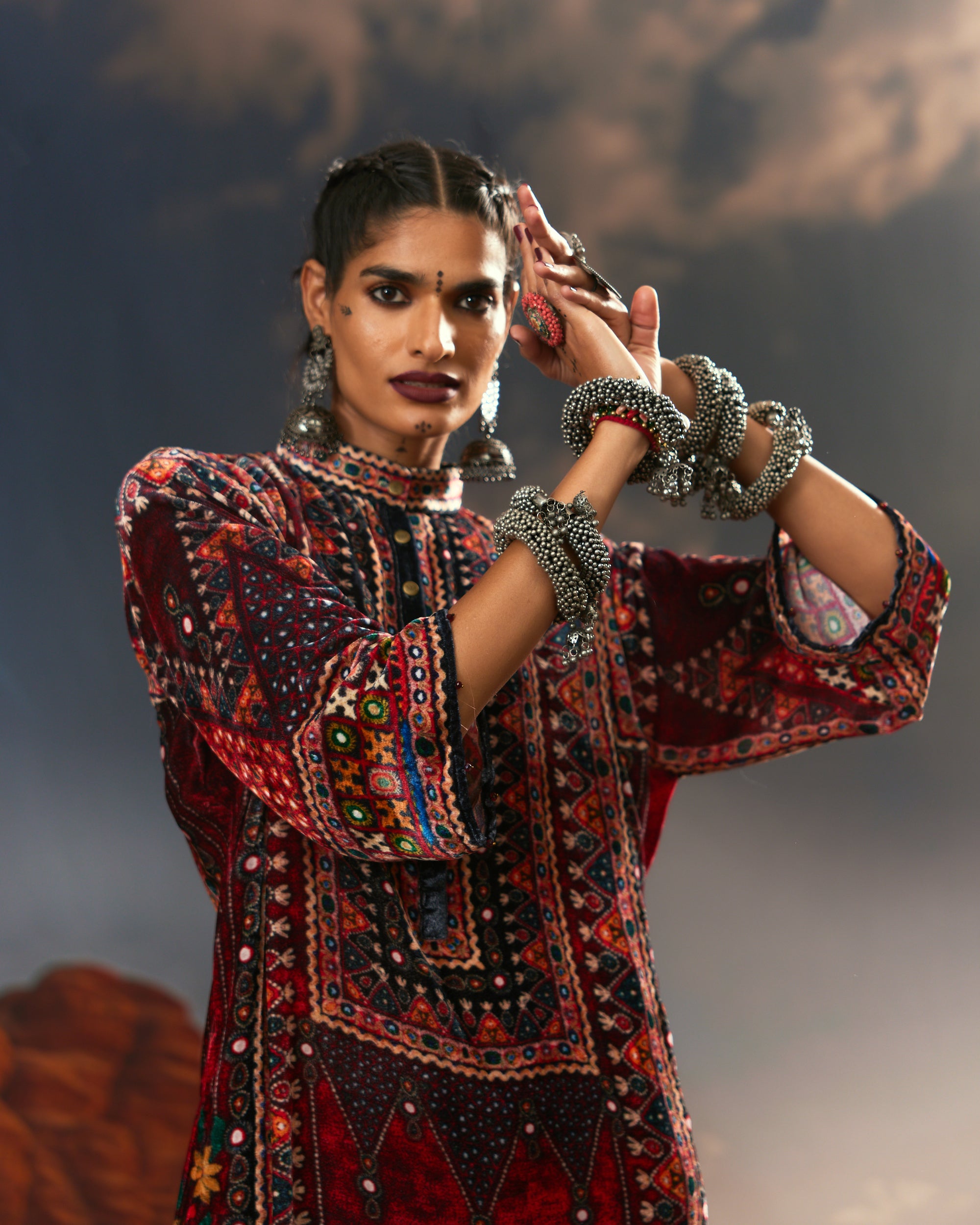 Kutch : Ghazala - Red
