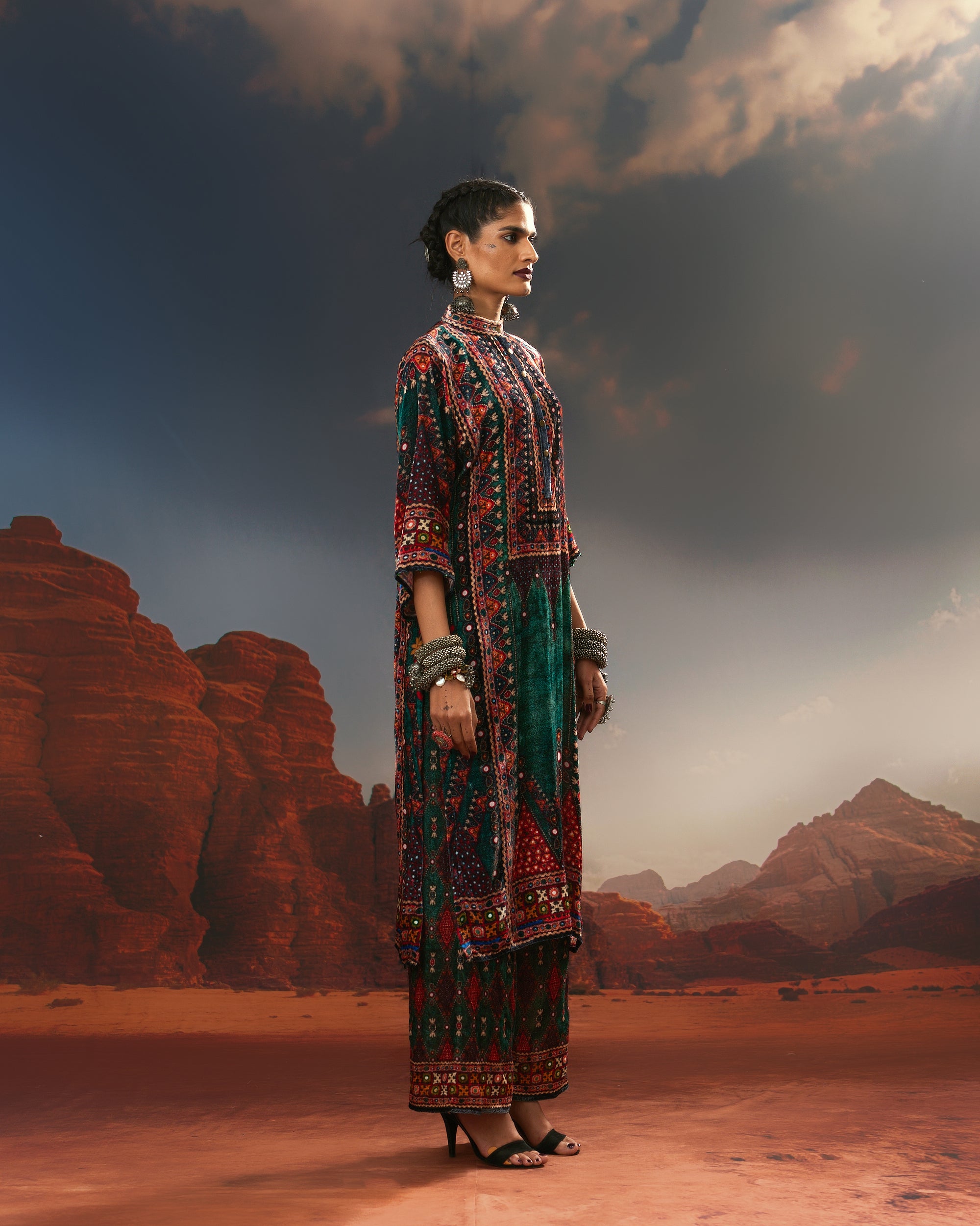 Kutch : Ghazala - Teal