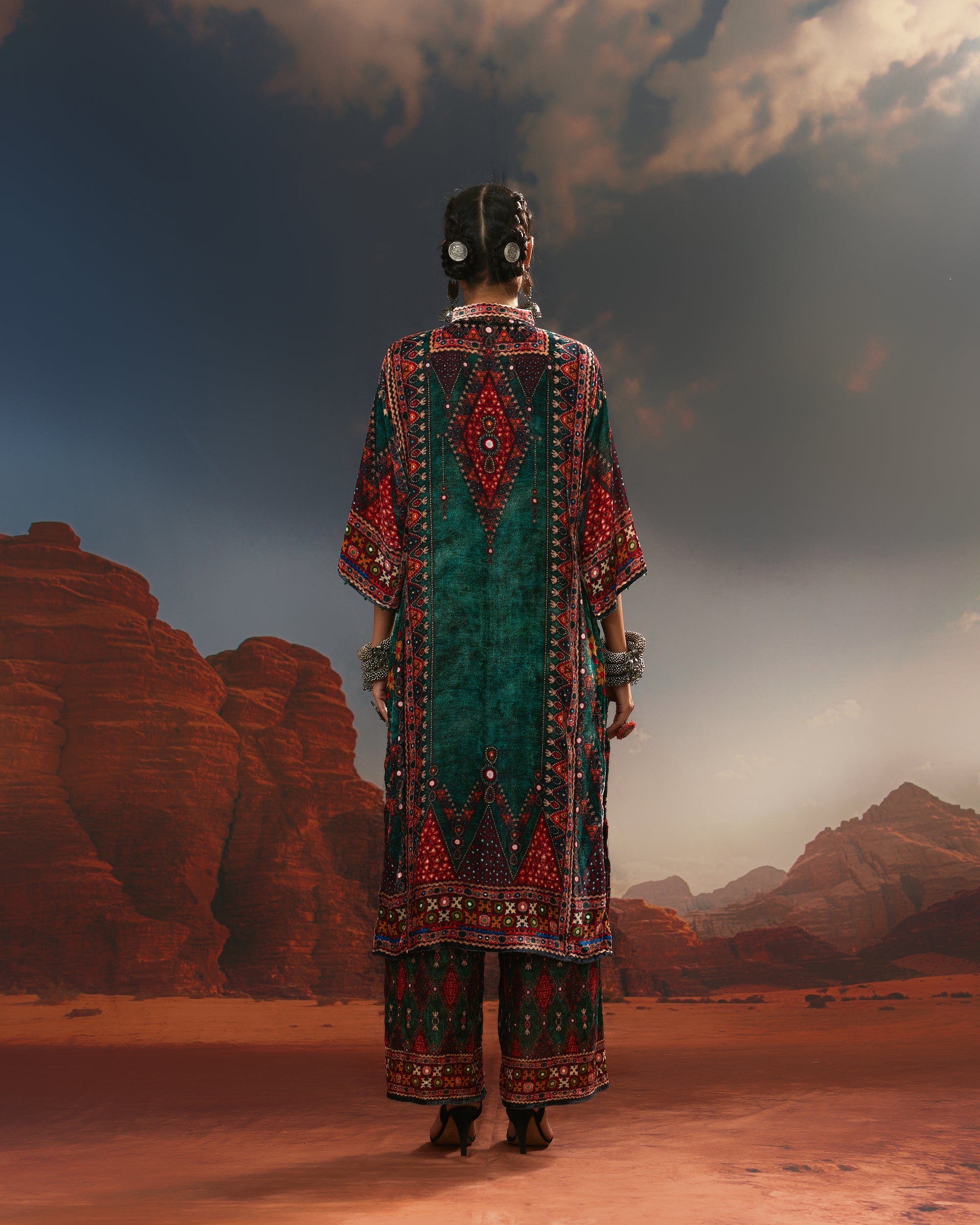 Kutch : Ghazala - Teal