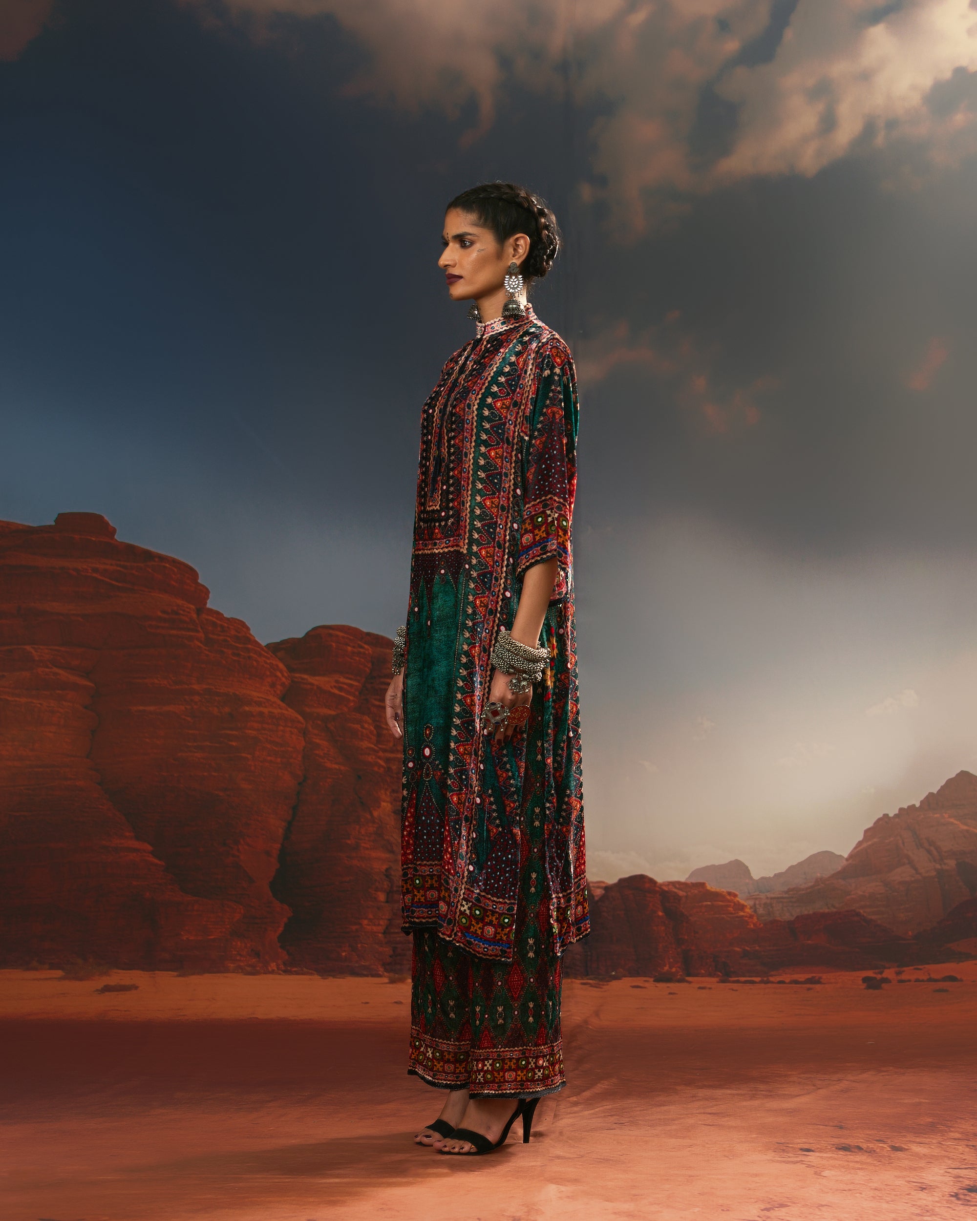 Kutch : Ghazala - Teal