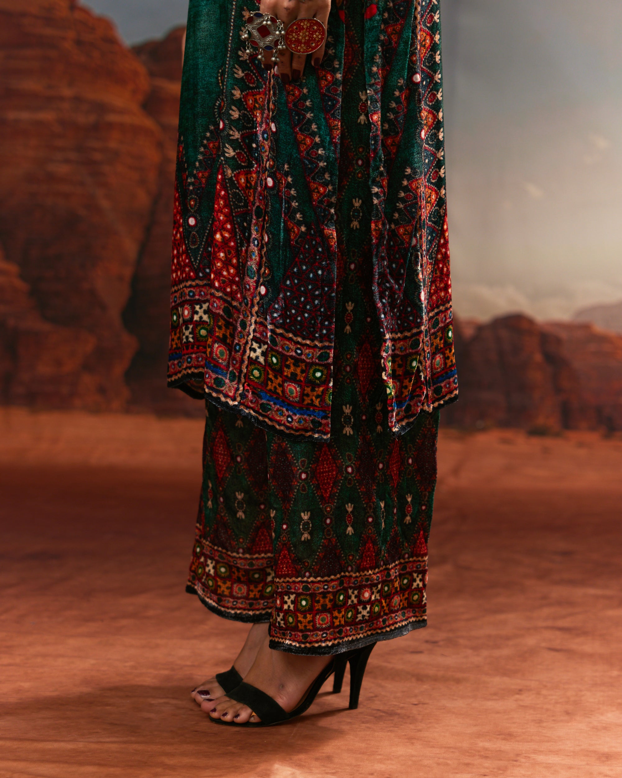 Kutch : Ghazala - Teal