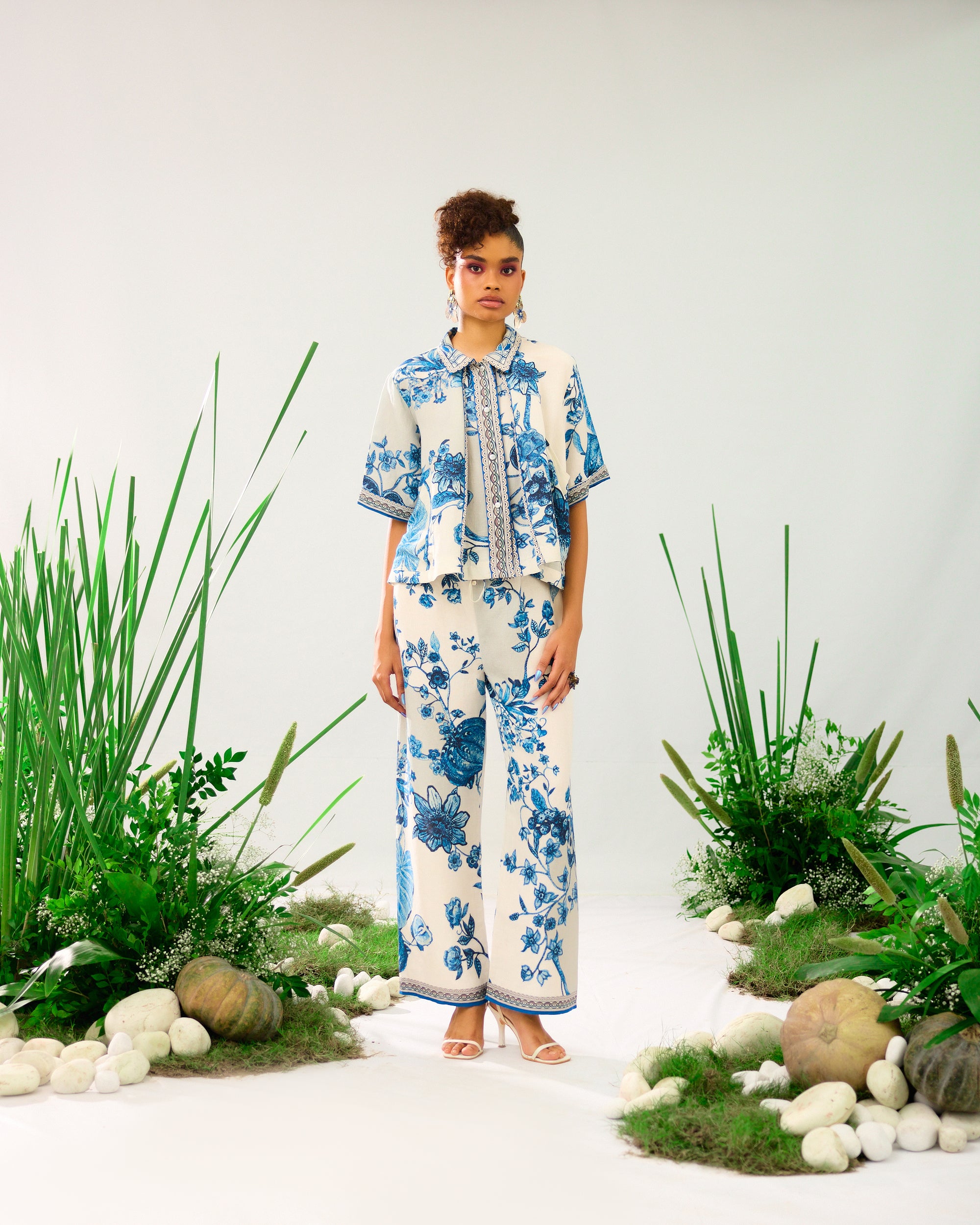 Florence : Mia - Blue/White