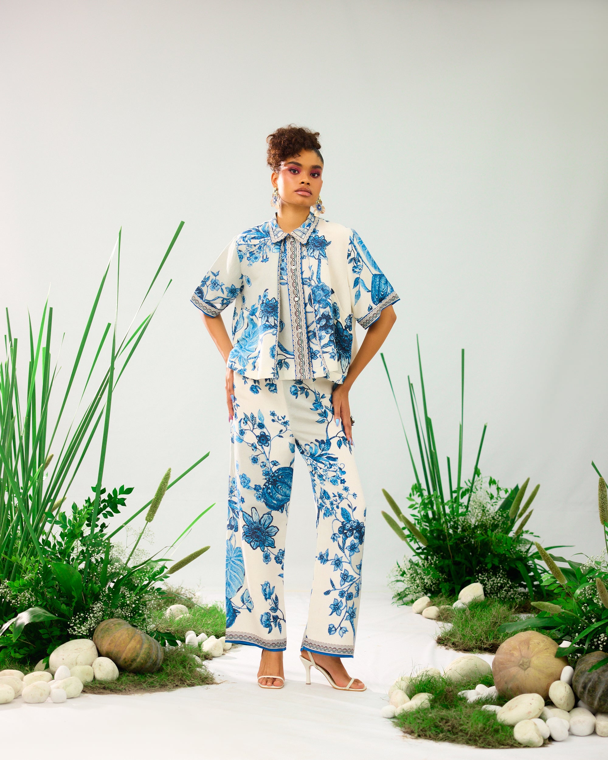 Florence : Mia - Blue/White