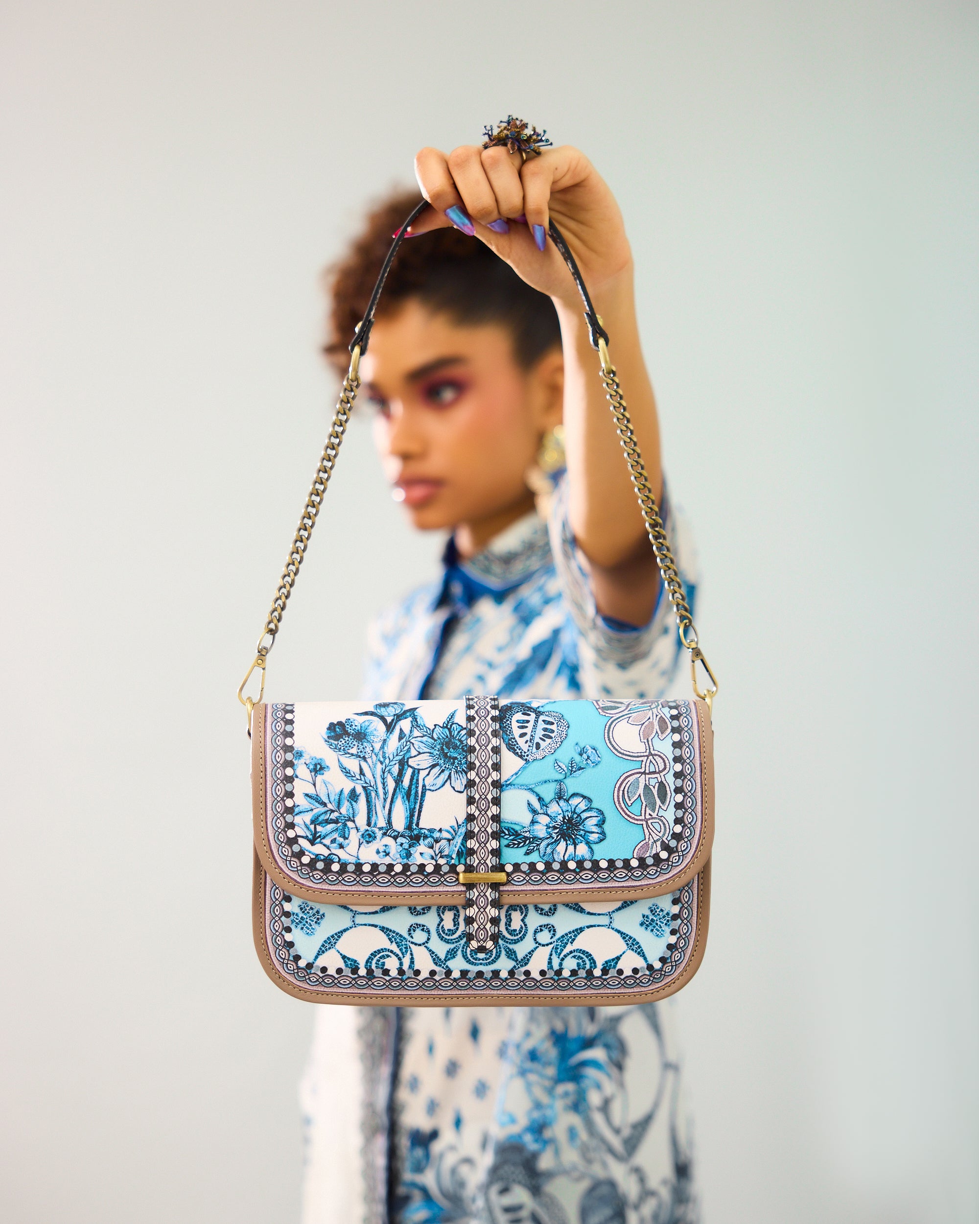 Florence : Maizah - Blue/White