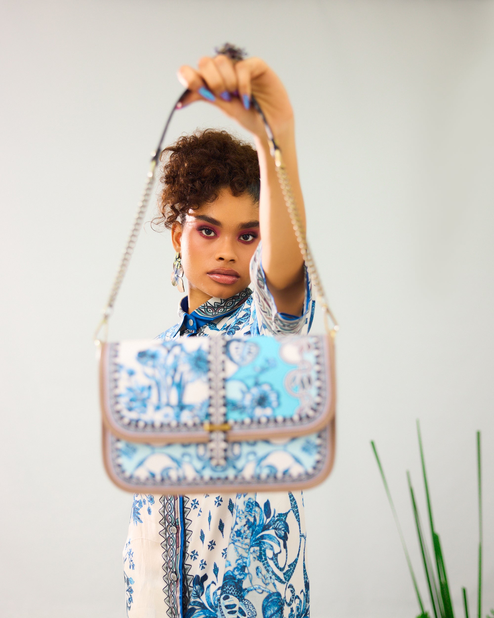 Florence : Maizah - Blue/White