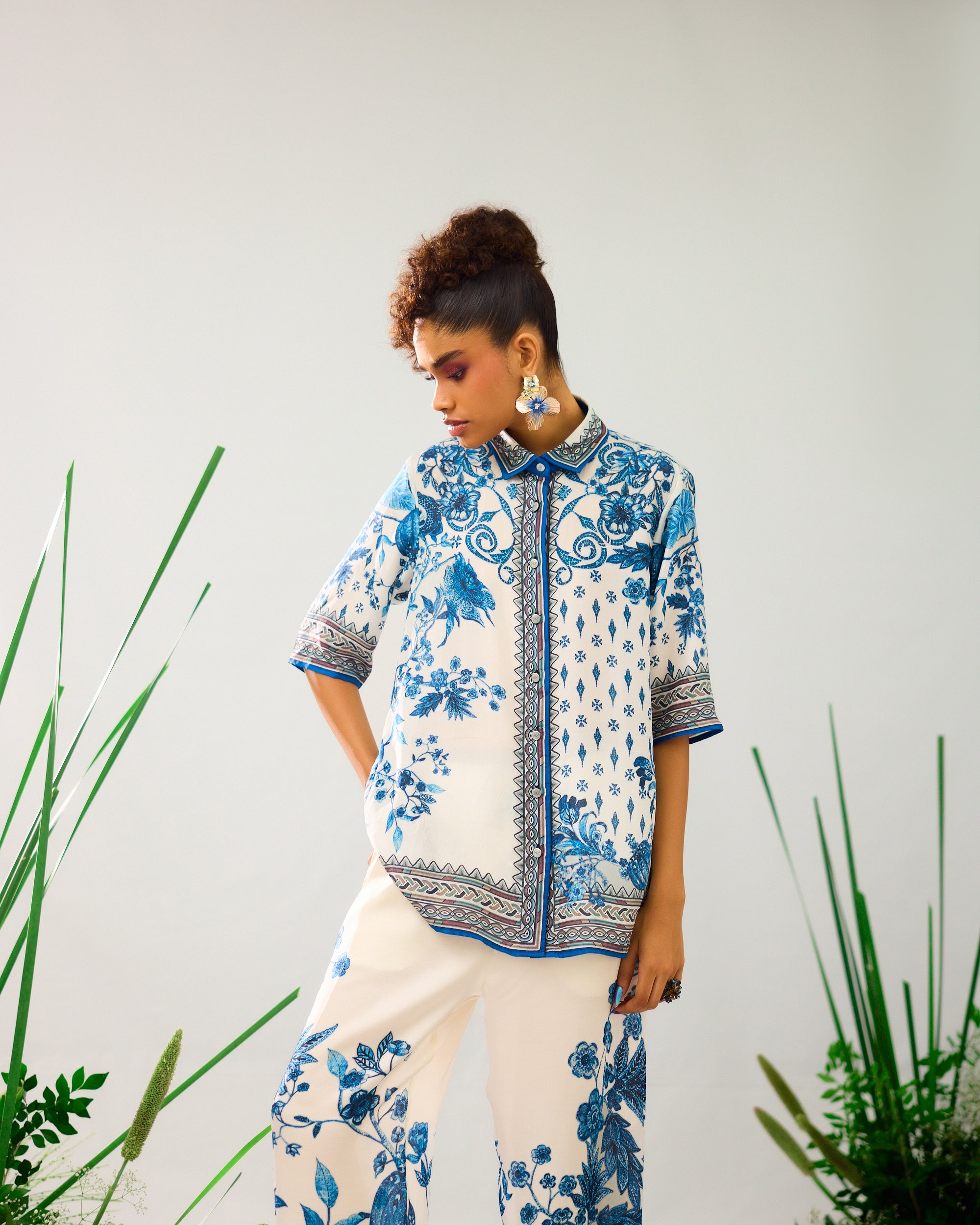 Florence : Maizah - Blue/White