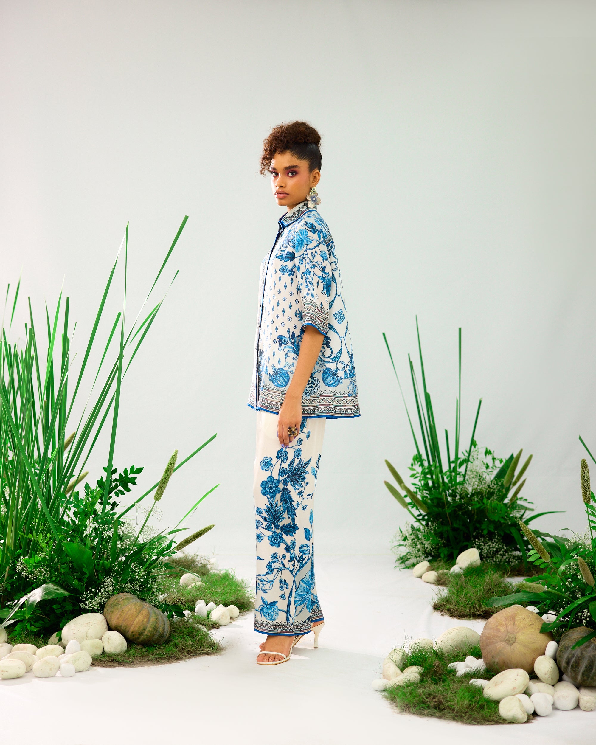 Florence : Maizah - Blue/White