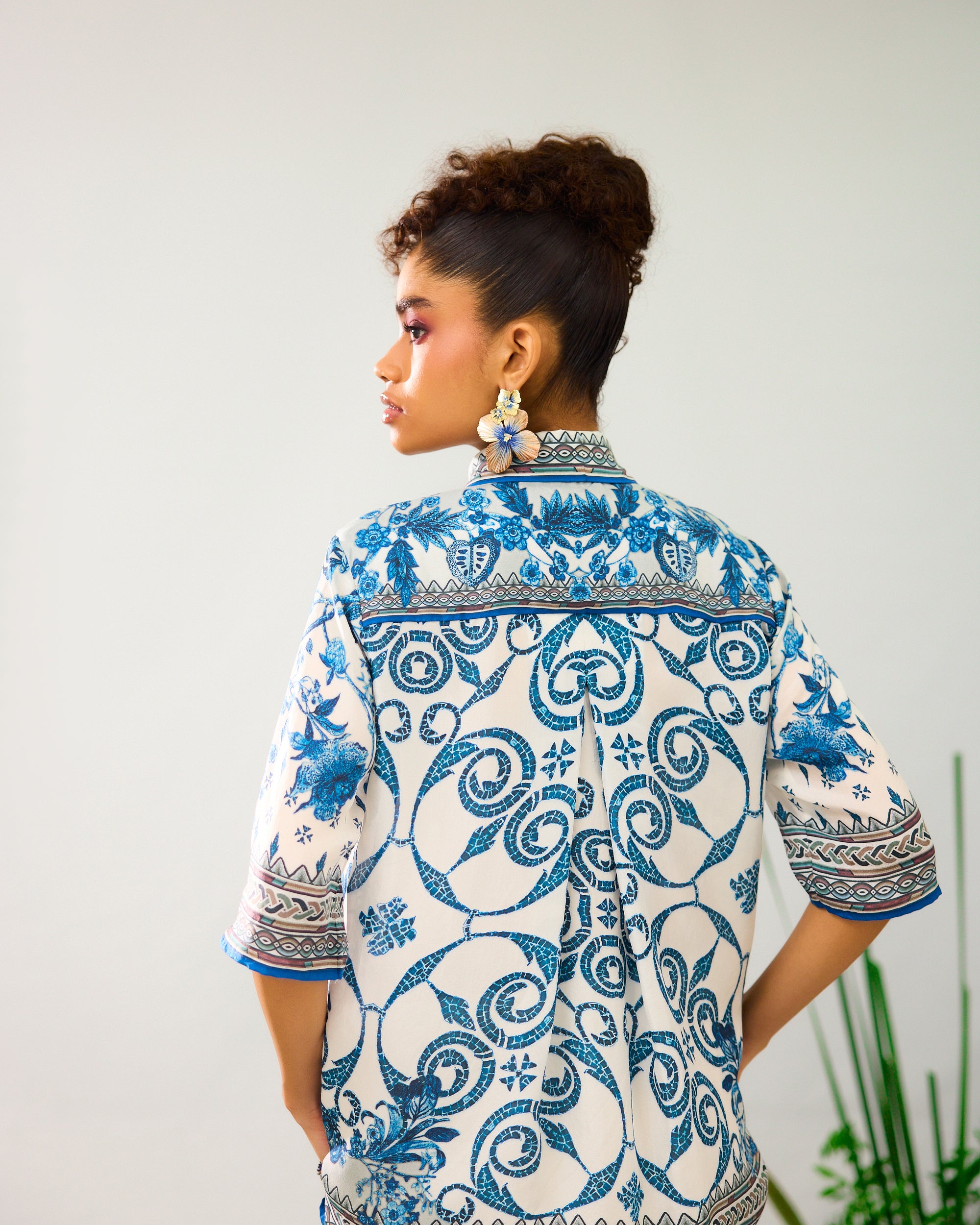 Florence : Maizah - Blue/White