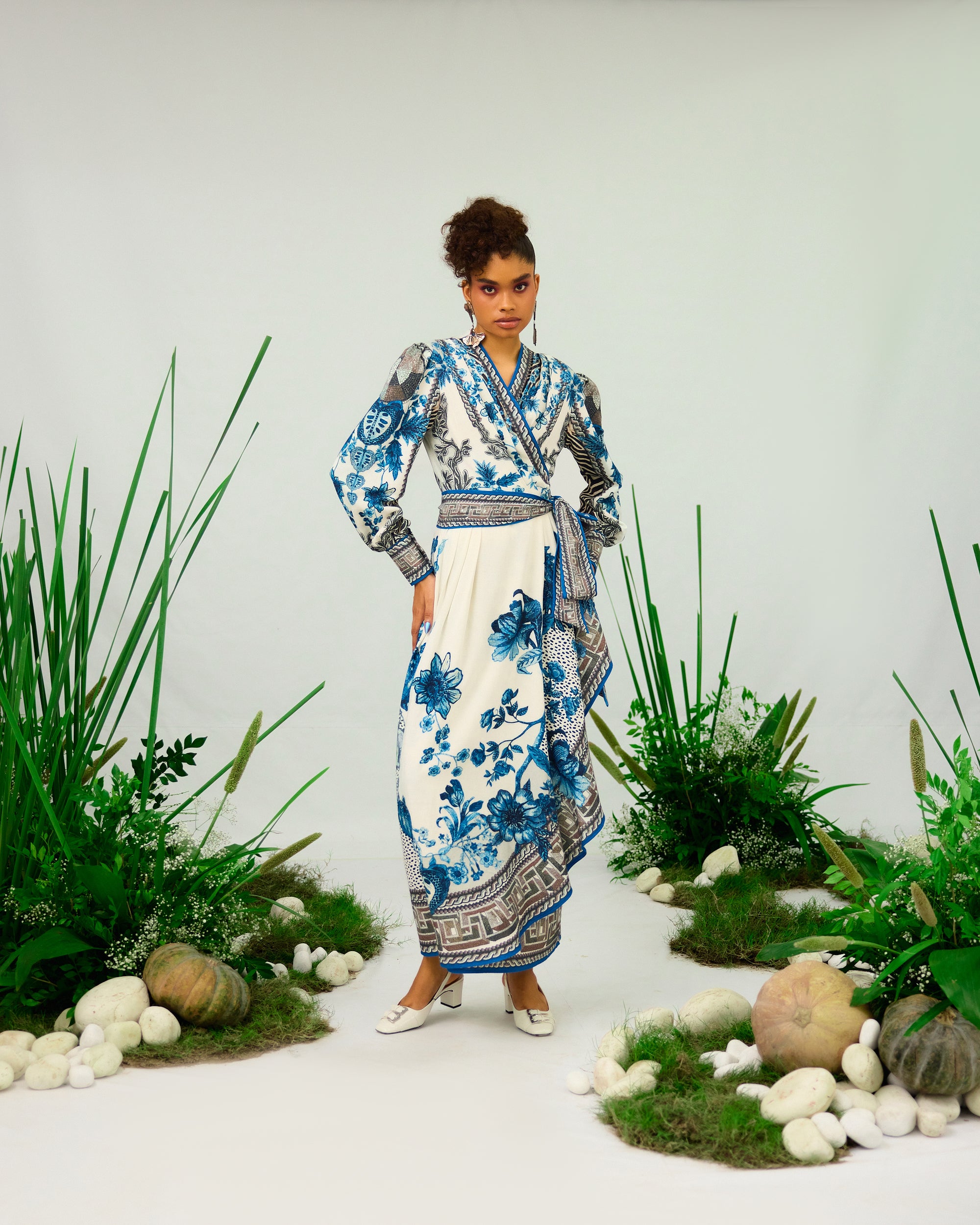 Florence : Udipti - Blue/White