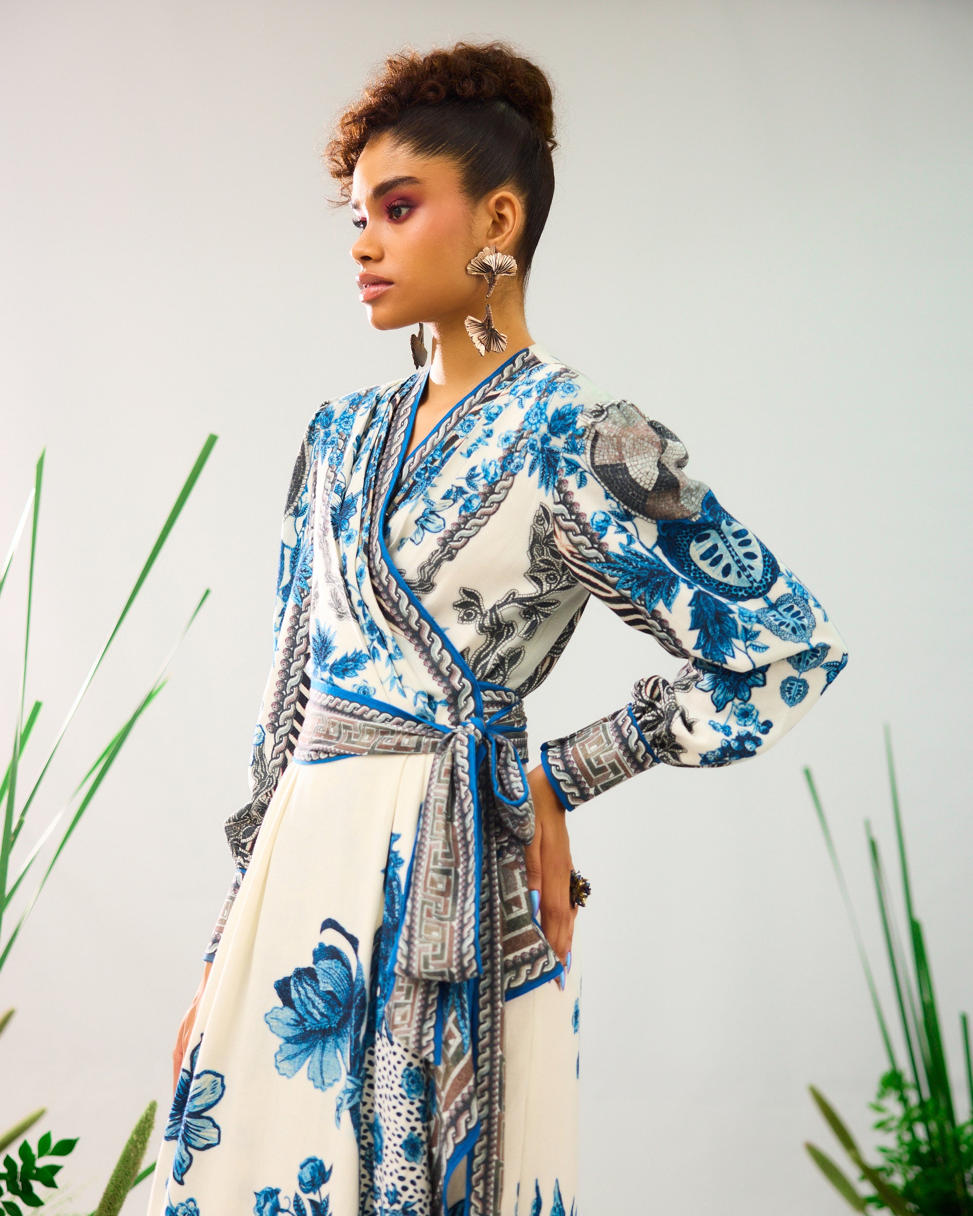 Florence : Udipti - Blue/White