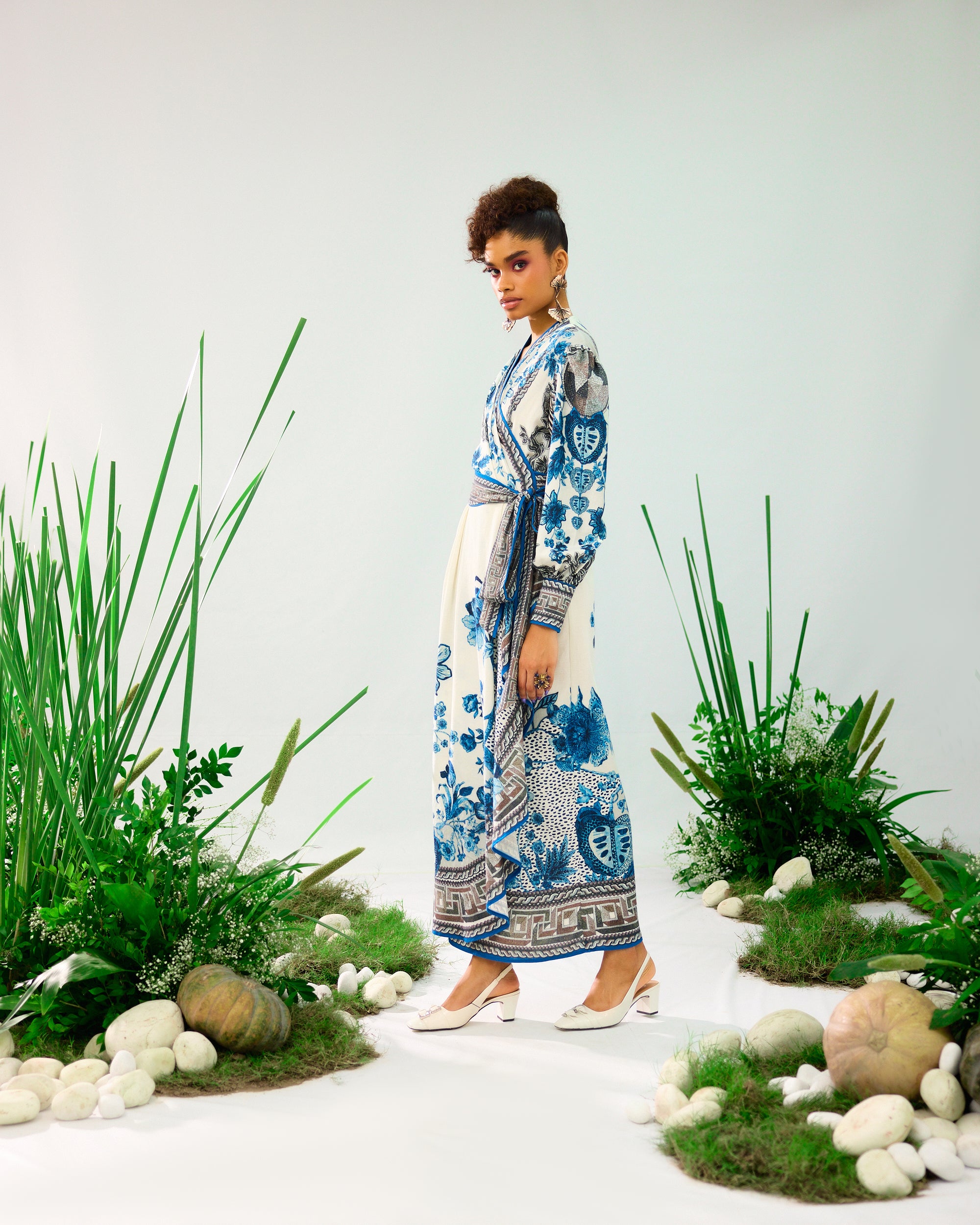 Florence : Udipti - Blue/White