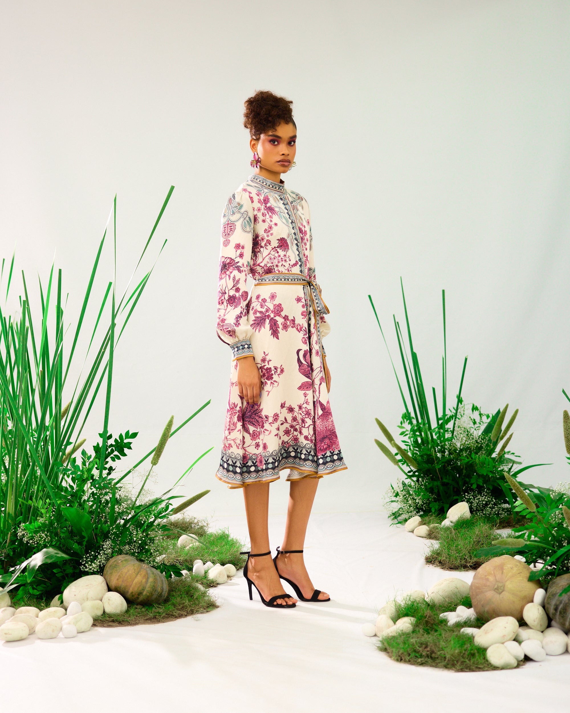 Florence : Reha - Ivory/Raspberry