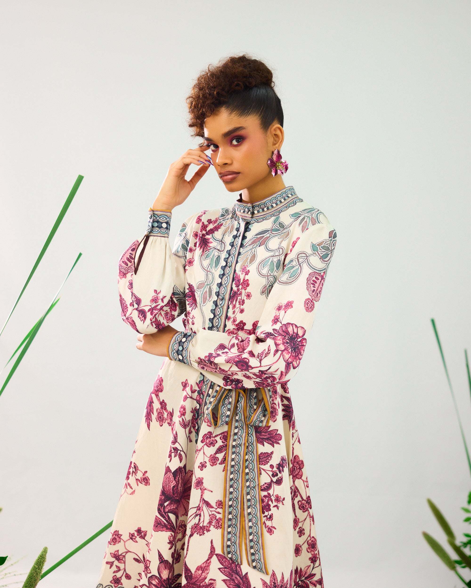 Florence : Reha - Ivory/Raspberry