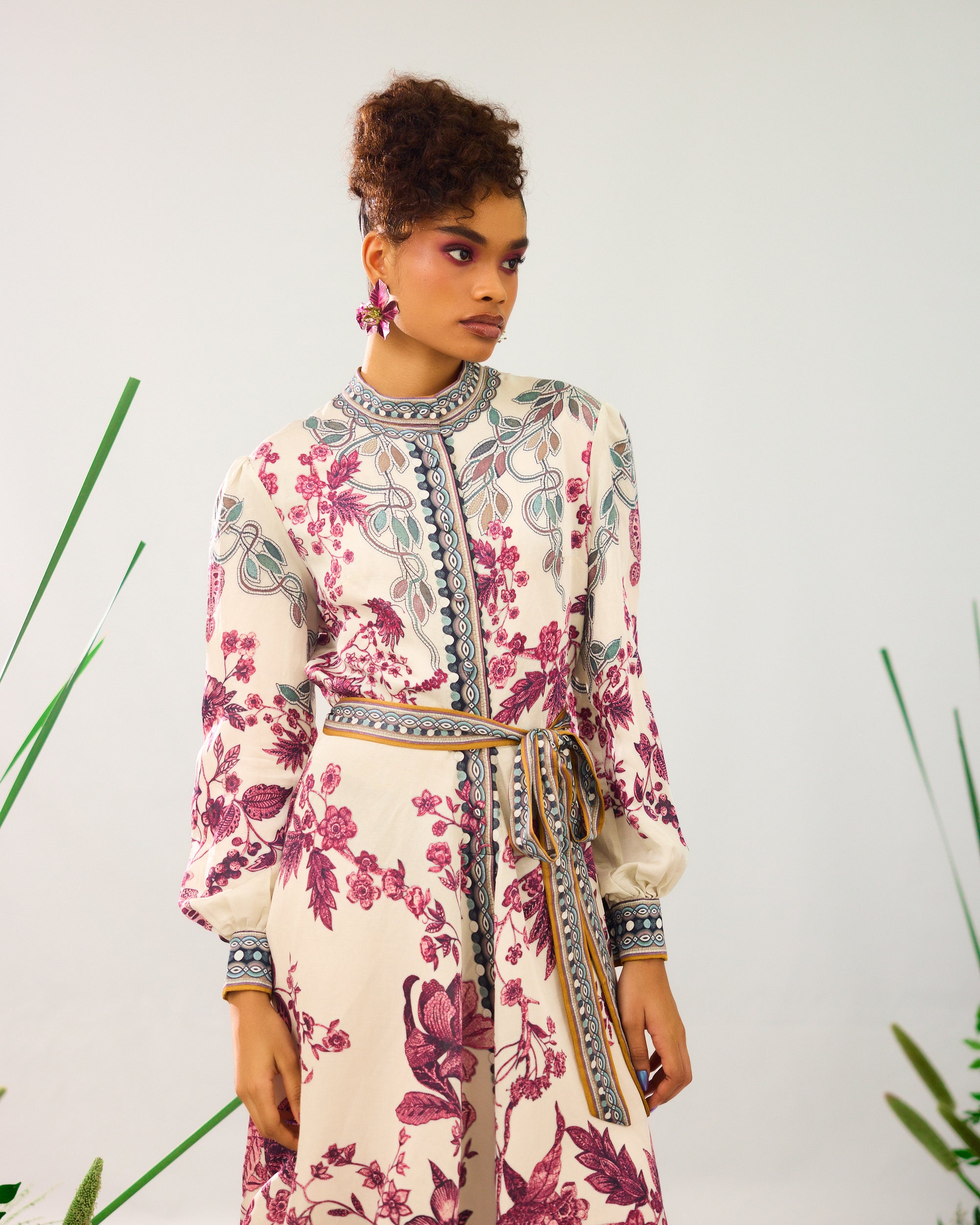Florence : Reha - Ivory/Raspberry