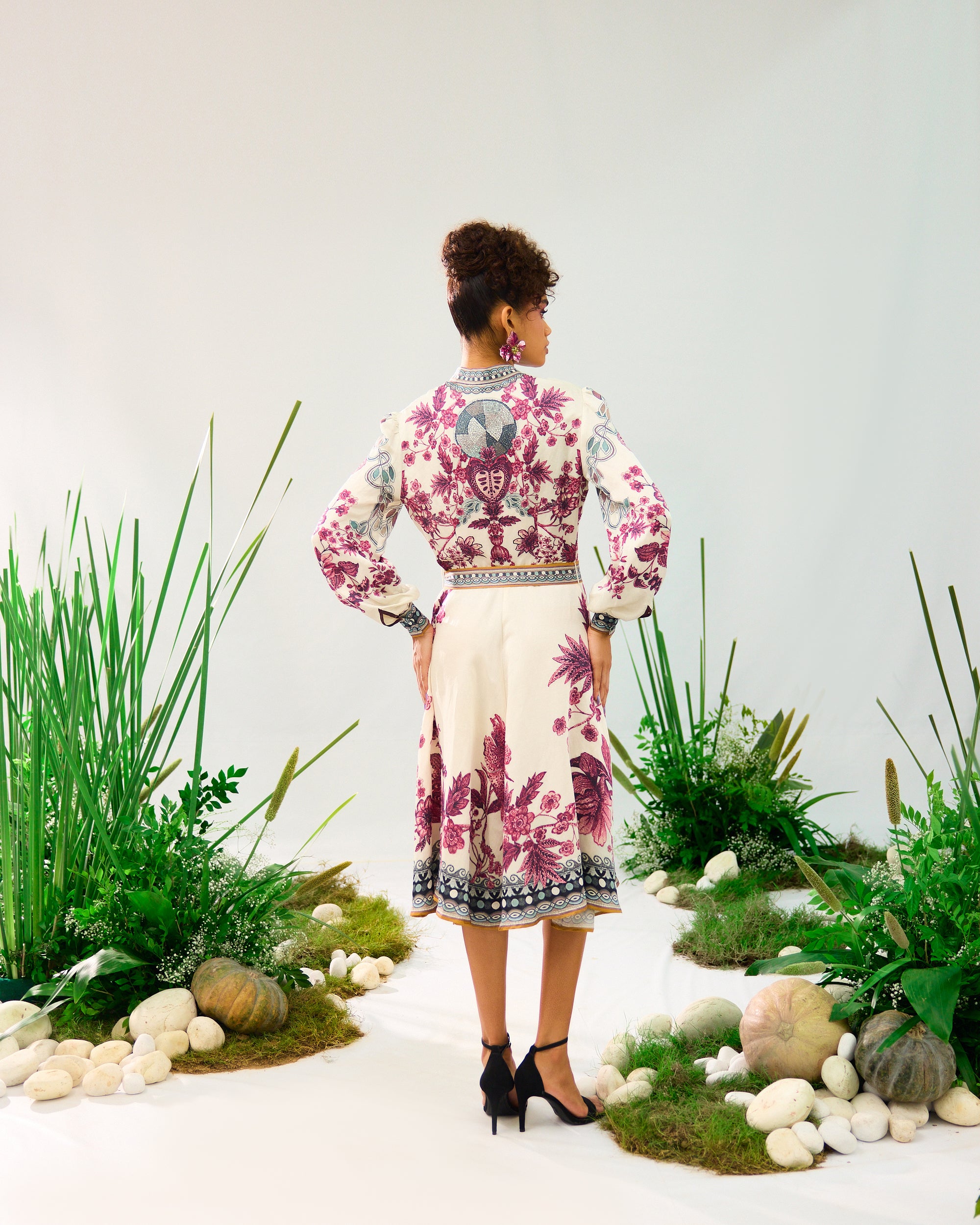 Florence : Reha - Ivory/Raspberry