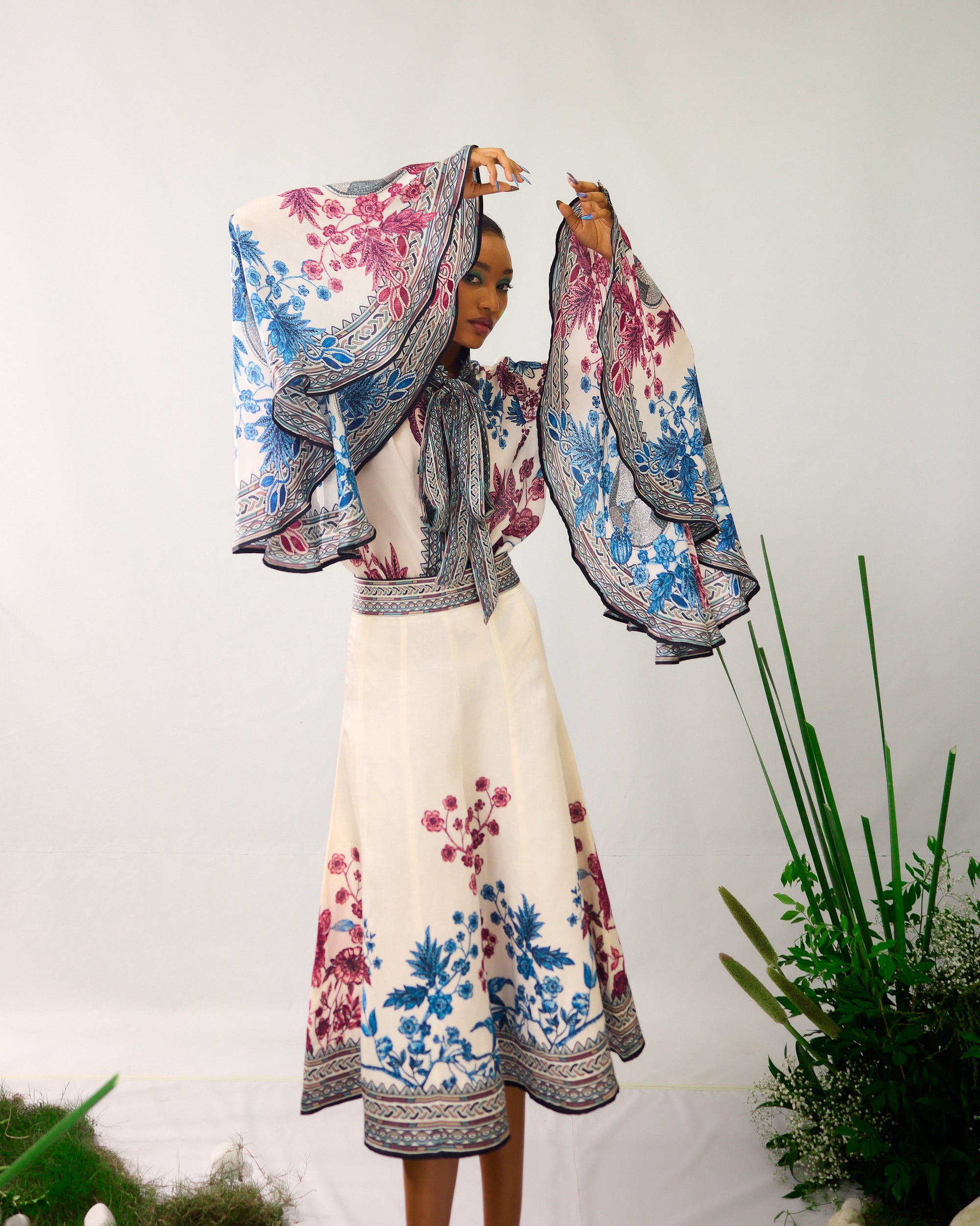 Florence : Bionda/Siara - Blue/Raspberry